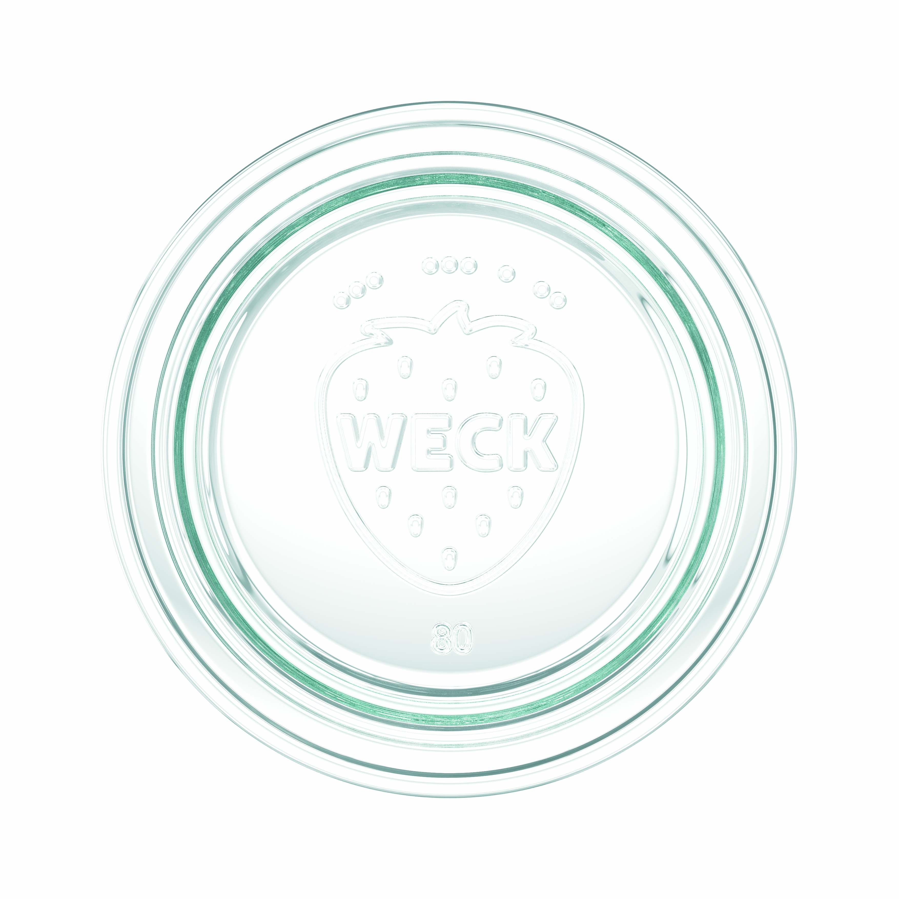 6x 370 ml WECK-tulpanburk med glaslock RR 80