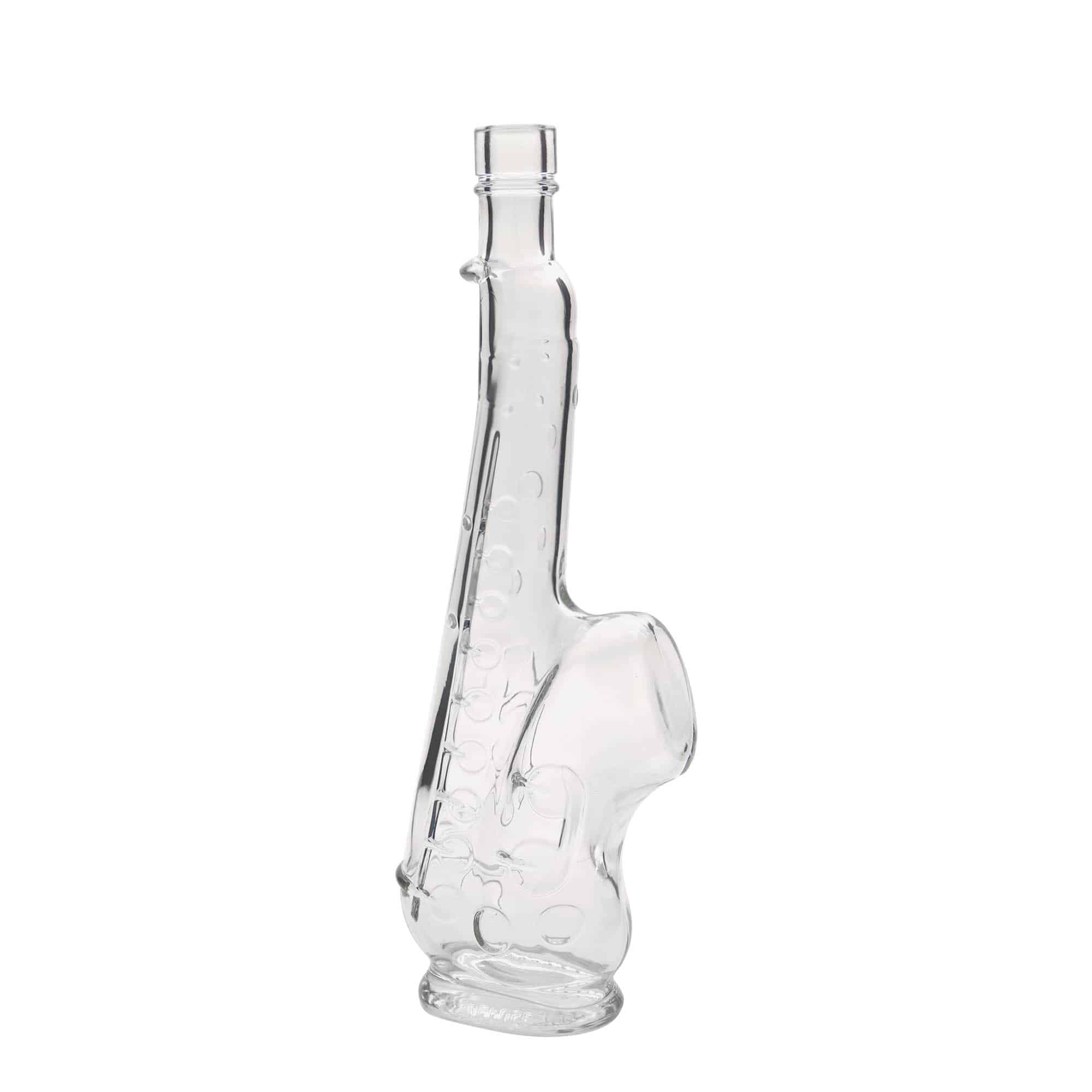 500 ml glasflaska 'Saxofon', öppning: kork