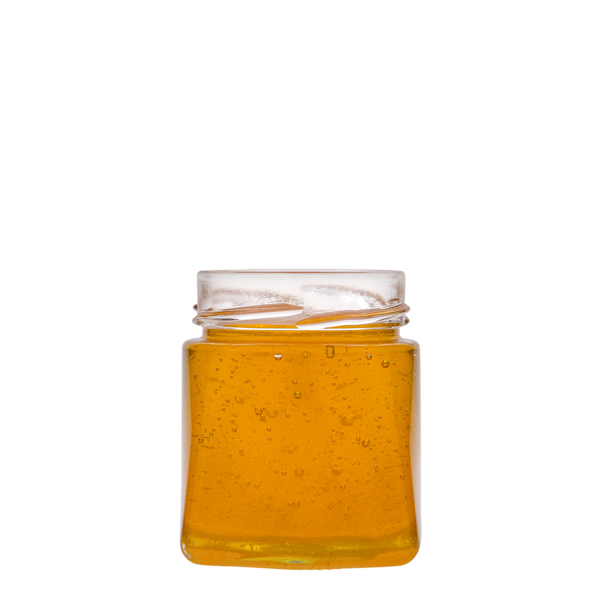 212 ml fyrkantigt glas 'Luxor', öppning: Deept-Twist-Off (DTO 63)