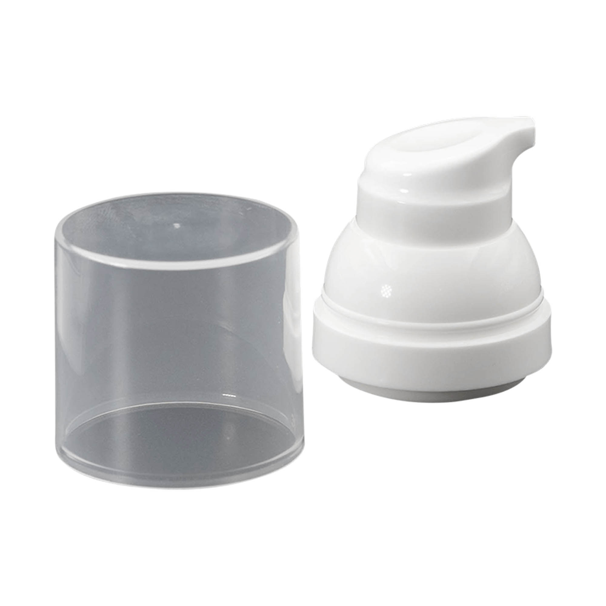 Airless-dispenserpumphuvud 'Mezzo', PP-plast, vitt Airless-dispenserpumphuvud 'Mezzo', PP-plast, vitt