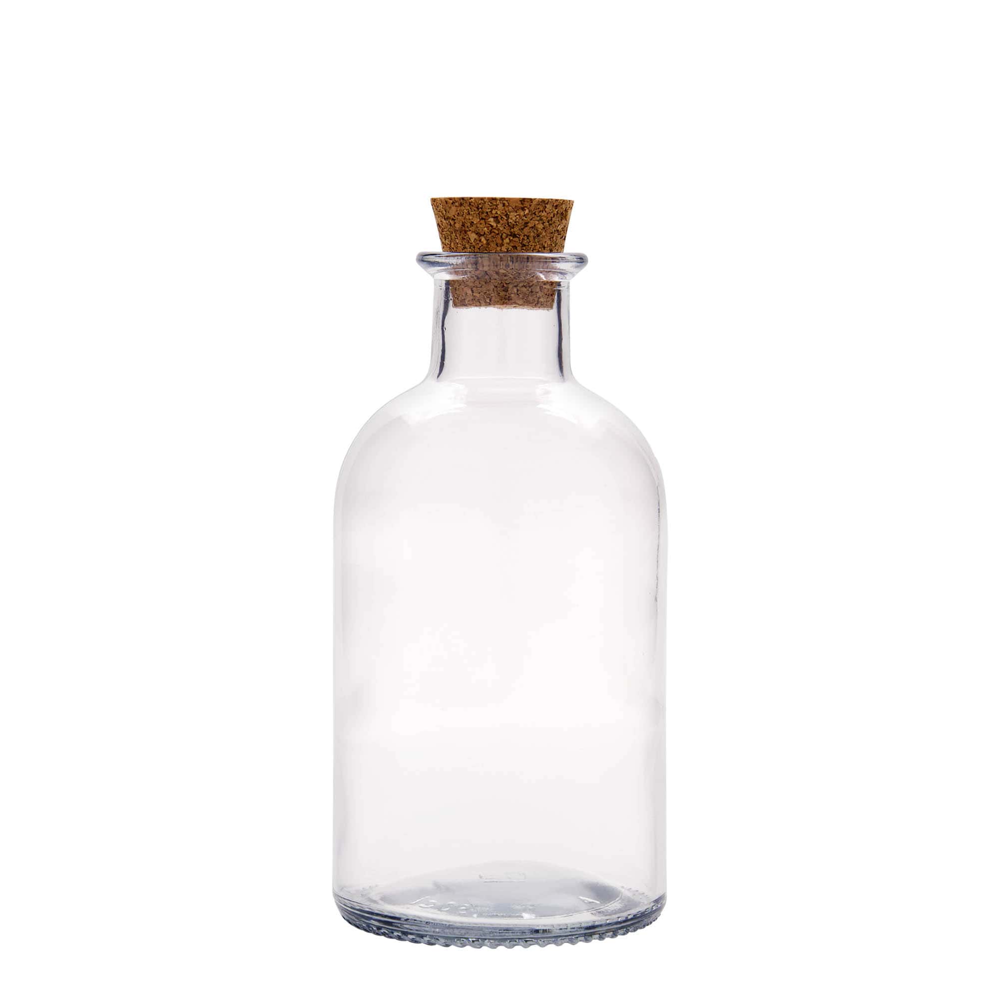 500 ml glasflaska apotekare 'Italia', öppning: kork