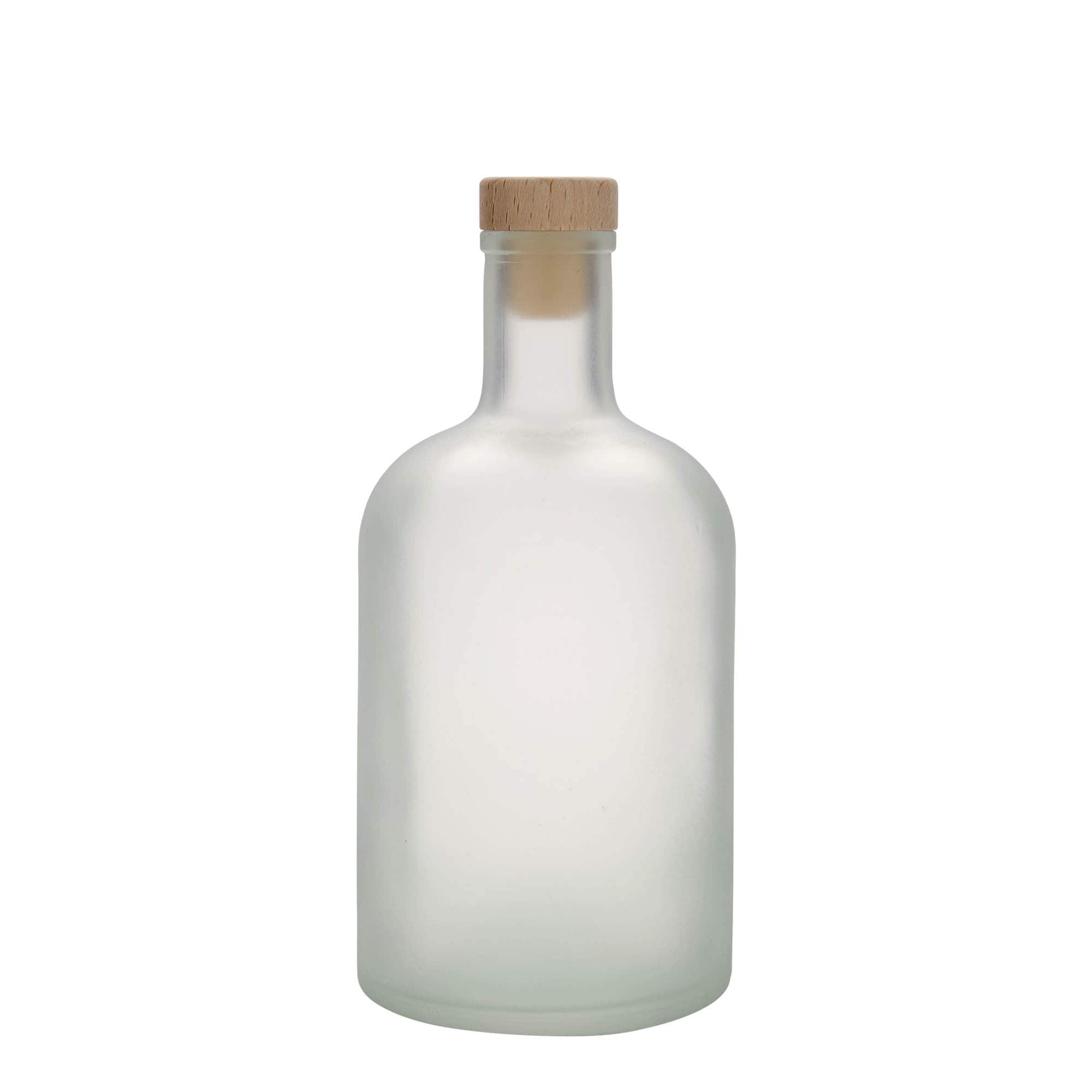 700 ml glasflaska 'Gerardino', frostad, öppning: kork