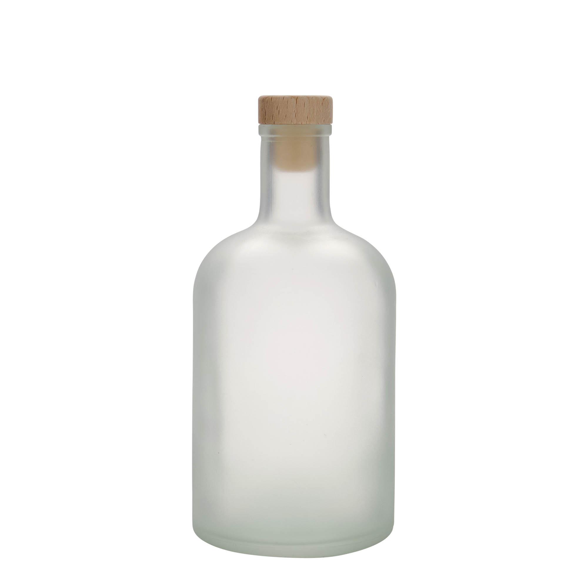 700 ml glasflaska 'Gerardino', frostad, öppning: kork