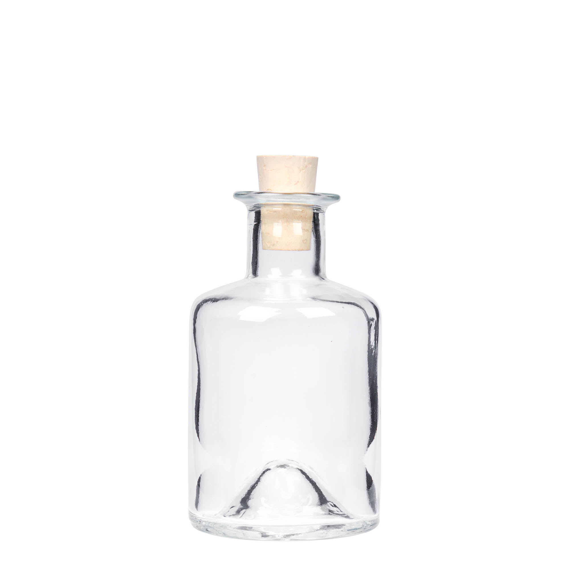 200 ml glasflaska apotekare, mynning: kork 200 ml glasflaska apotekare, mynning: kork