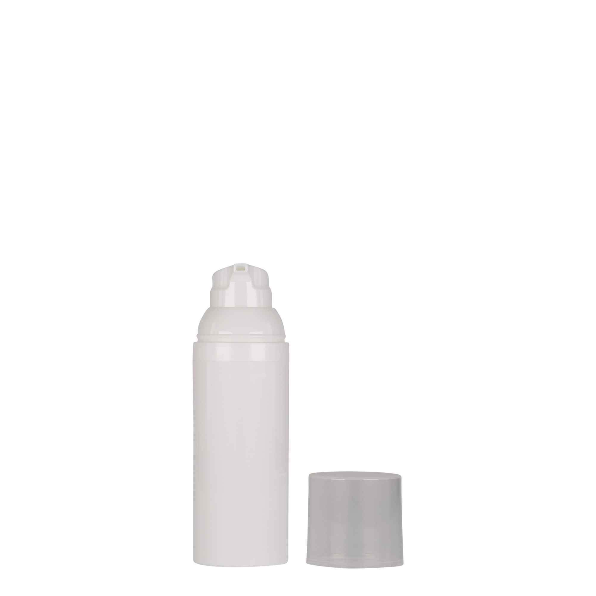 50 ml luftfri dispenser 'Mezzo', PP-plast, vit 50 ml luftfri dispenser 'Mezzo', PP-plast, vit