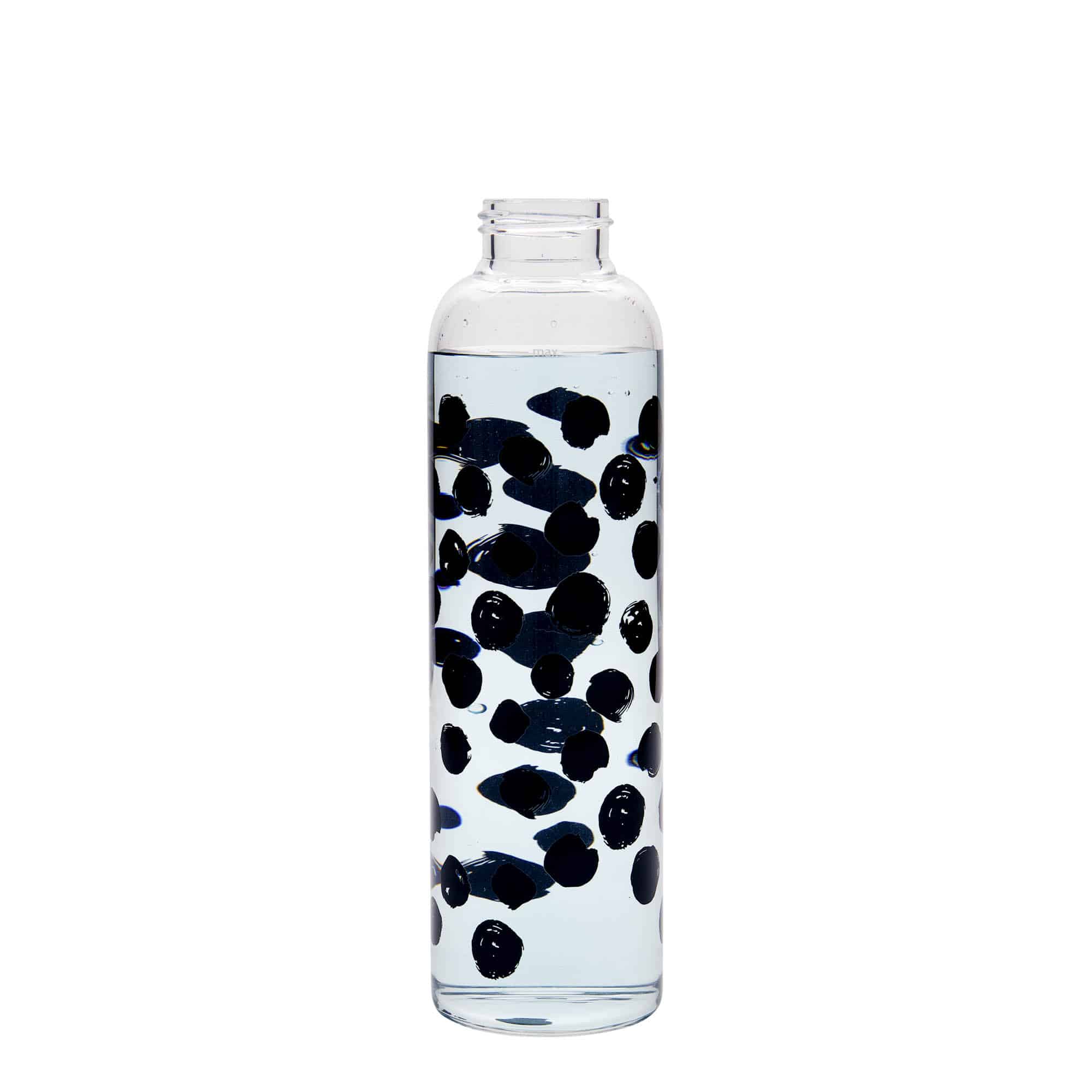 500 ml dricksflaska 'Perseus', motiv: svarta prickar, mynning: skruvkapsel 500 ml dricksflaska 'Perseus', motiv: svarta prickar, mynning: skruvkapsel