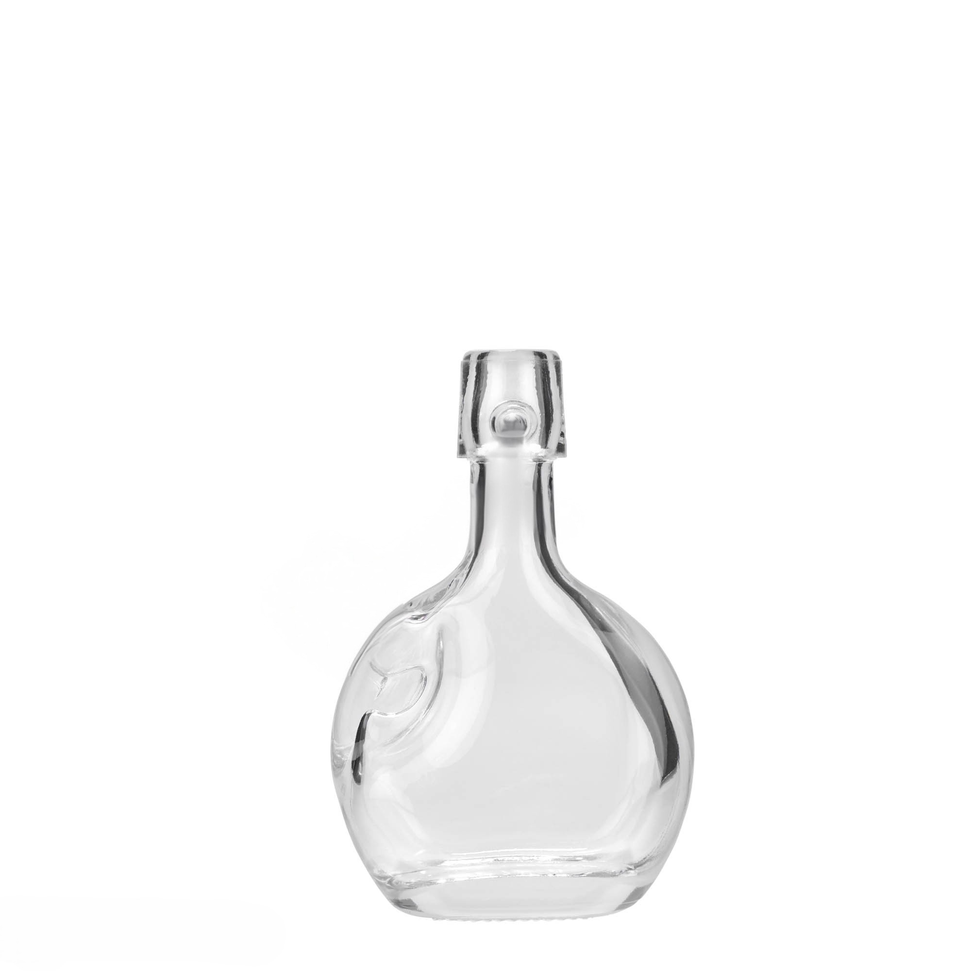 40 ml glasflaska 'Lukas', oval, öppning: bygelstängning 40 ml glasflaska 'Lukas', oval, öppning: bygelstängning