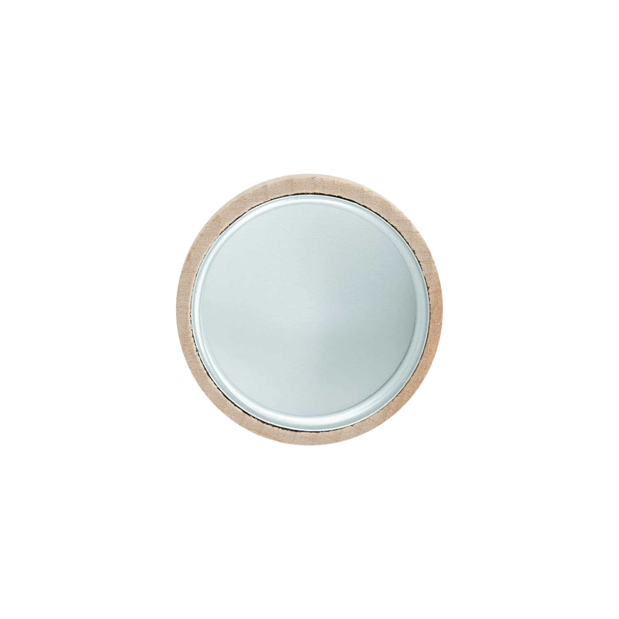 Skruvkapsel, trä, beige, för mynning: GPI 33/400