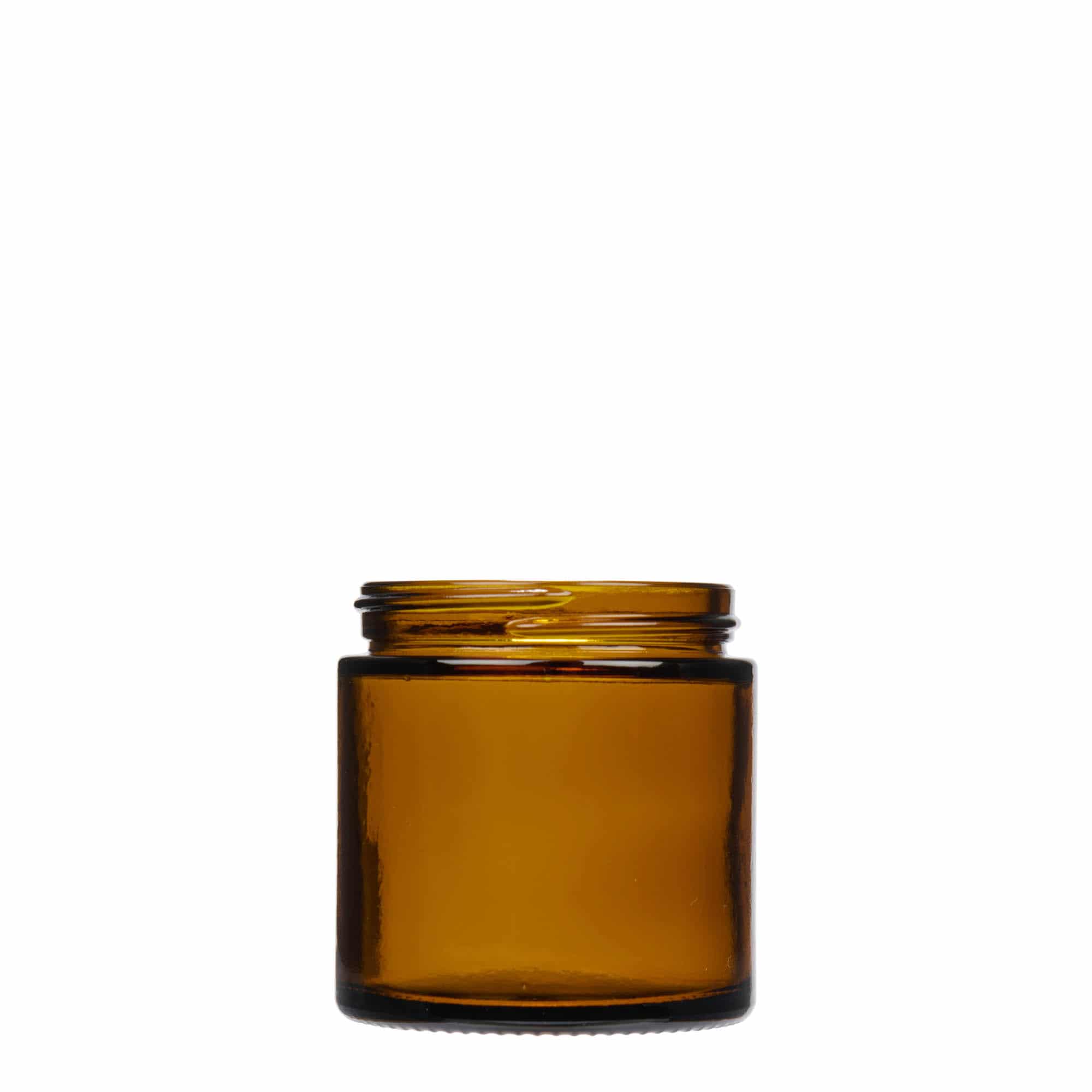 120 ml burk 'Brown Line', glas, brun, mynning: skruvkapsel 120 ml burk 'Brown Line', glas, brun, mynning: skruvkapsel