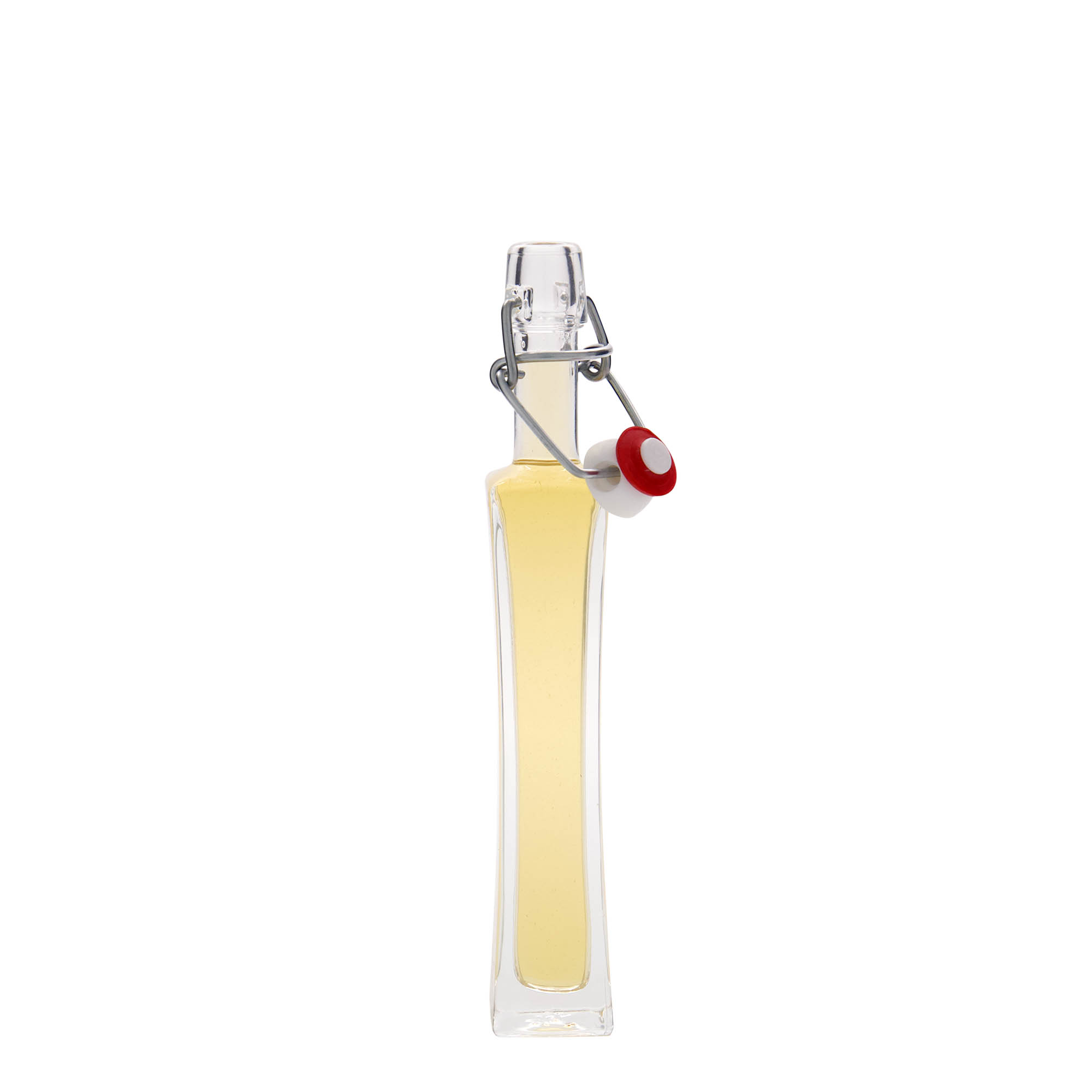 40 ml glasflaska 'Koko', kvadratisk, mynning: patentkork