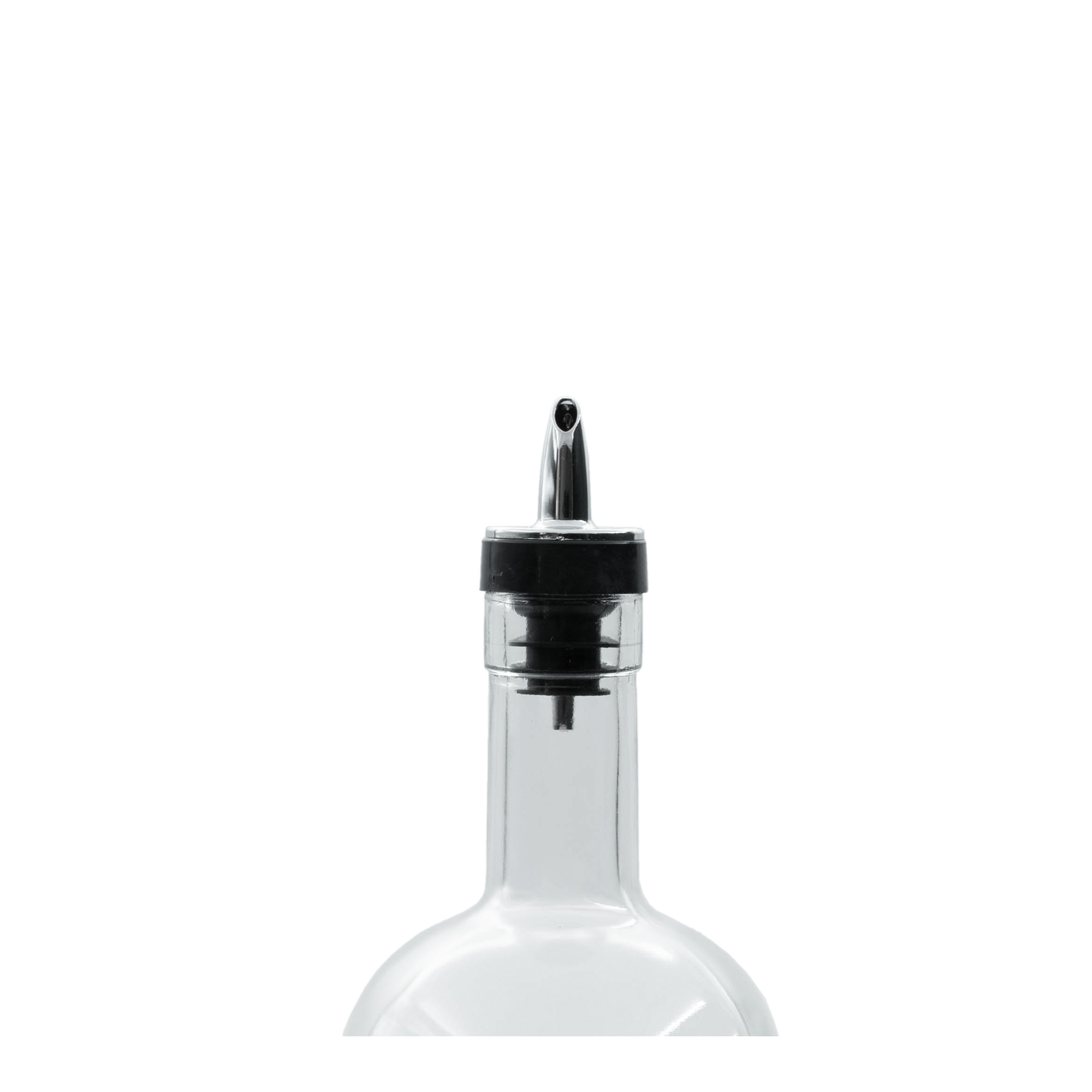 Jet pour-hällpip, PE-plast, silver