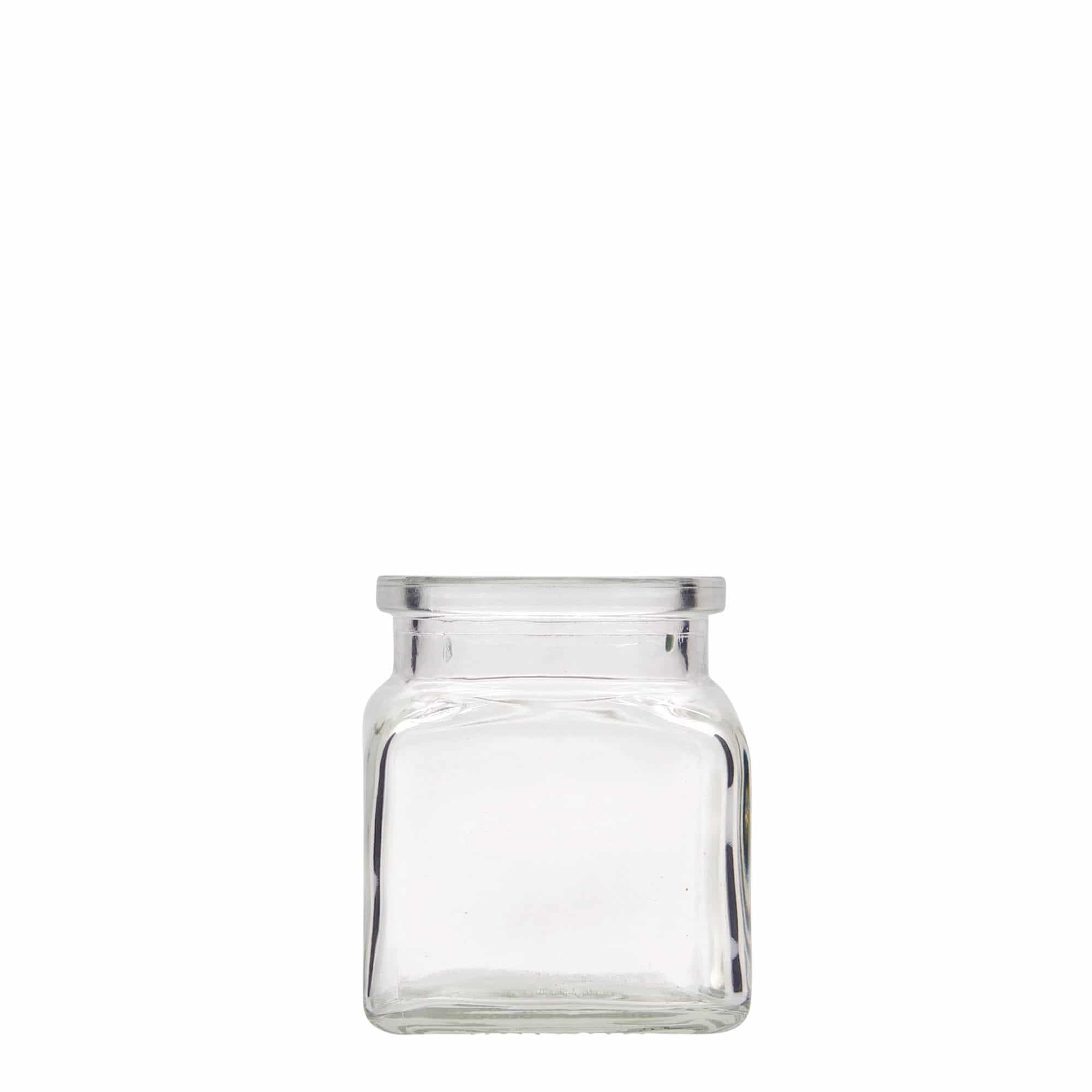 120 ml korkglas, fyrkantigt, mynning: kork