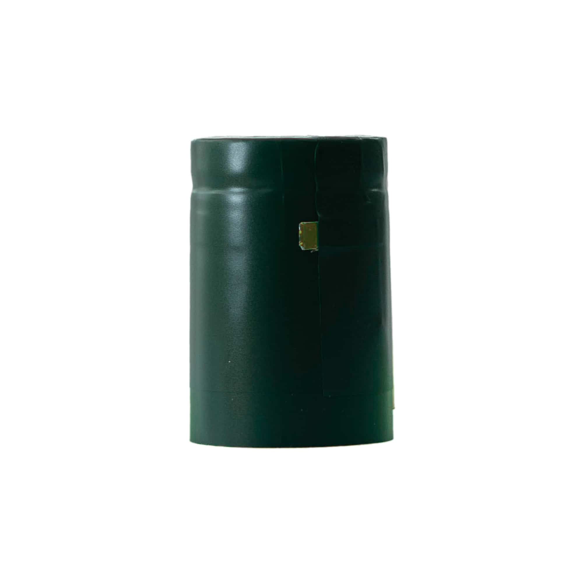 Krympkapsel 32x41, PVC-plast, smaragdgrön Krympkapsel 32x41, PVC-plast, smaragdgrön