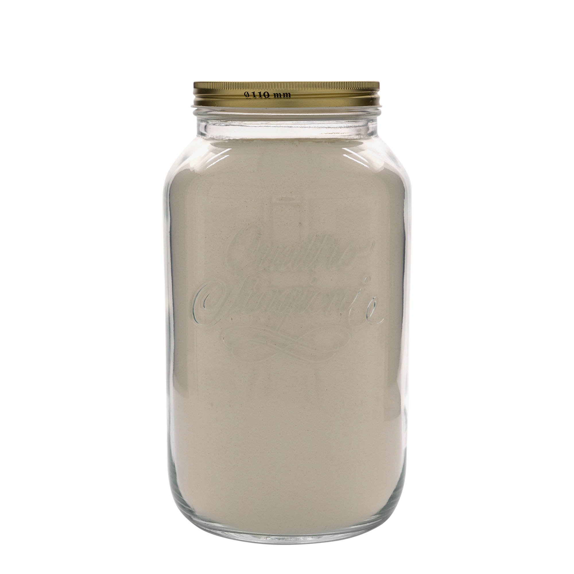 3.800 ml glas 'Quattro Stagioni', öppning: skruvlock