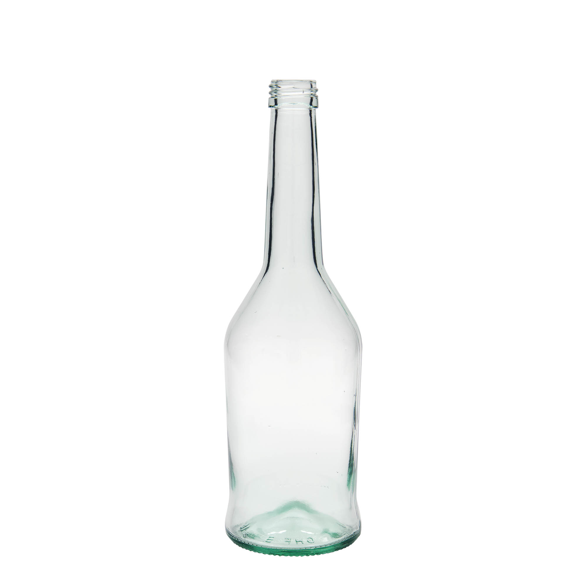 500 ml glasflaska spritflaska, öppning: PP 28