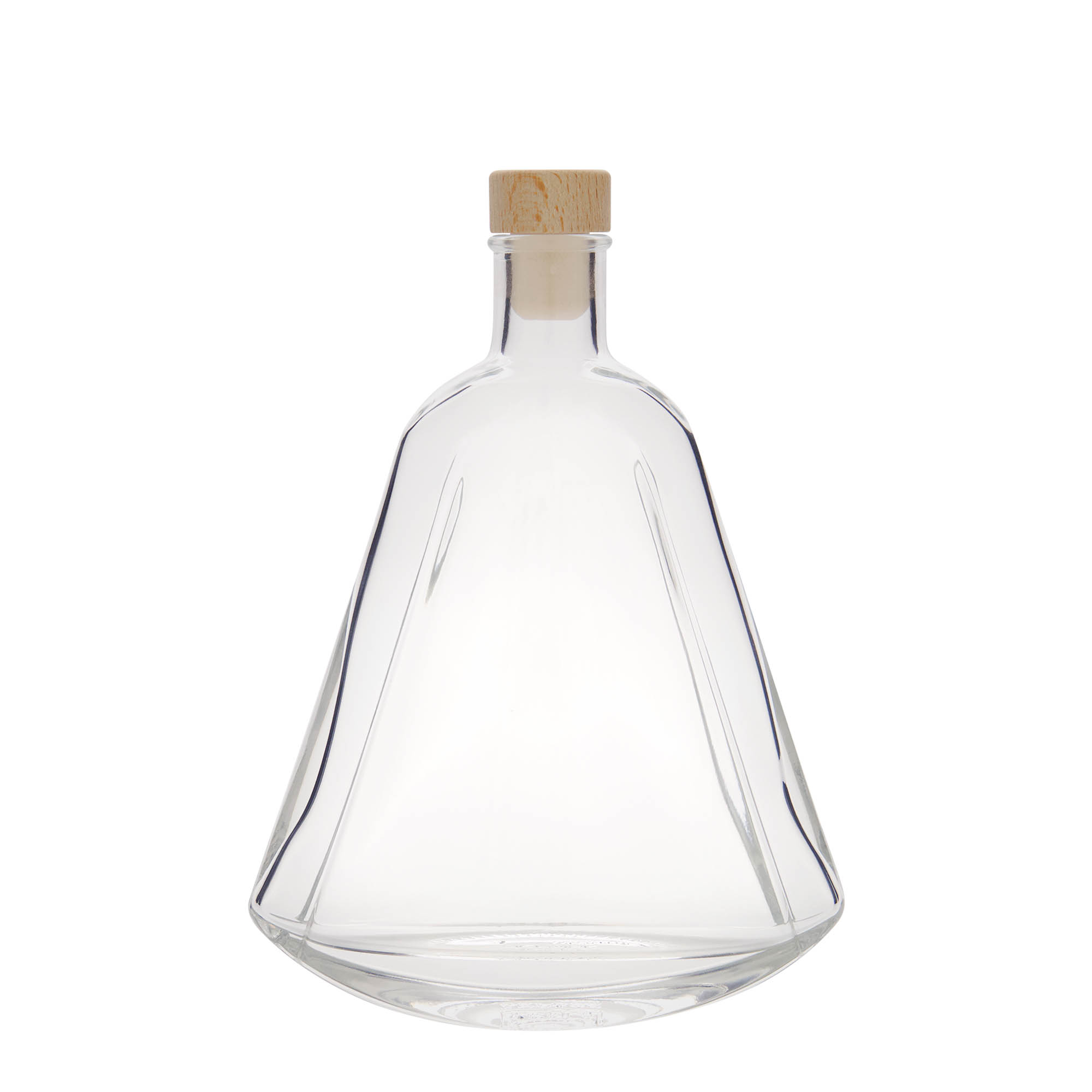 350 ml glasflaska 'Maurizio', oval, öppning: kork