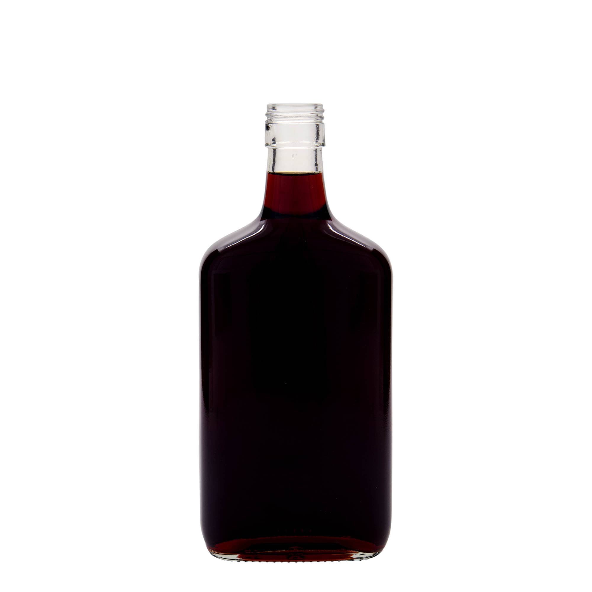 700 ml glasflaska 'Amaretto', rektangulär, öppning: PP 31,5