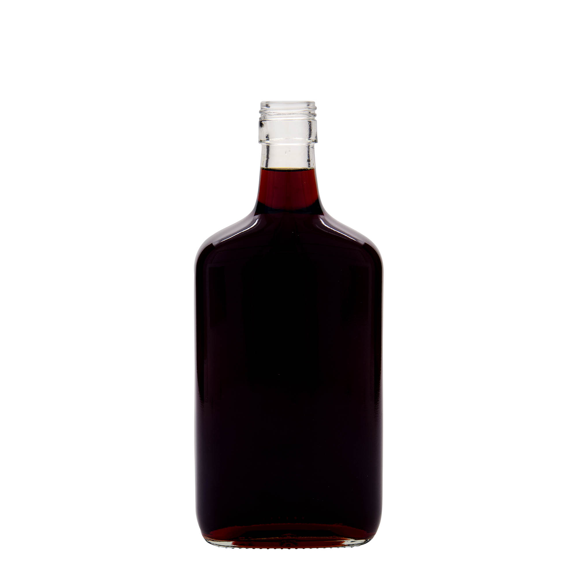 700 ml glasflaska 'Amaretto', rektangulär, öppning: PP 31,5