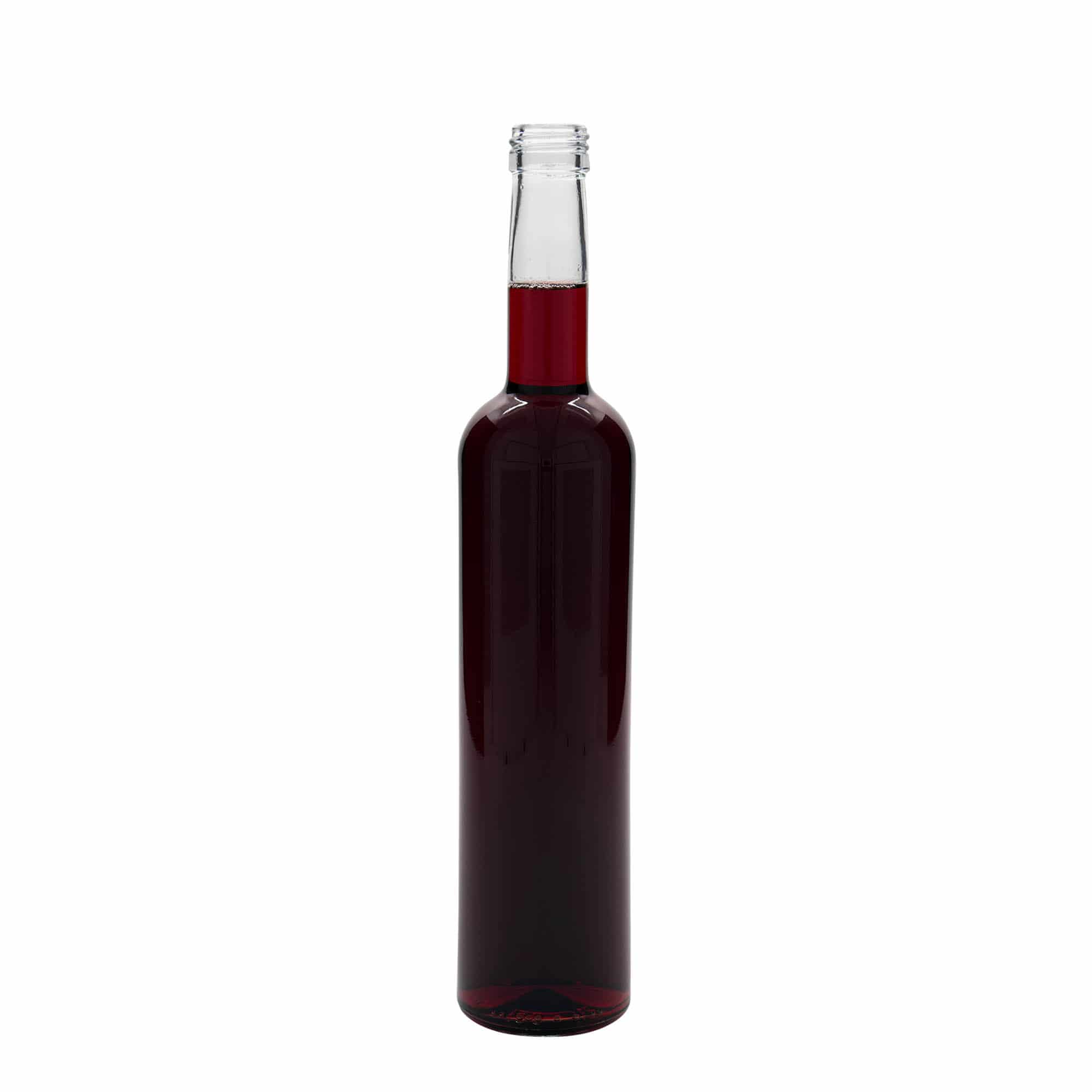 500 ml glasflaska 'Bordeaux', mynning: PP 28 500 ml glasflaska 'Bordeaux', mynning: PP 28