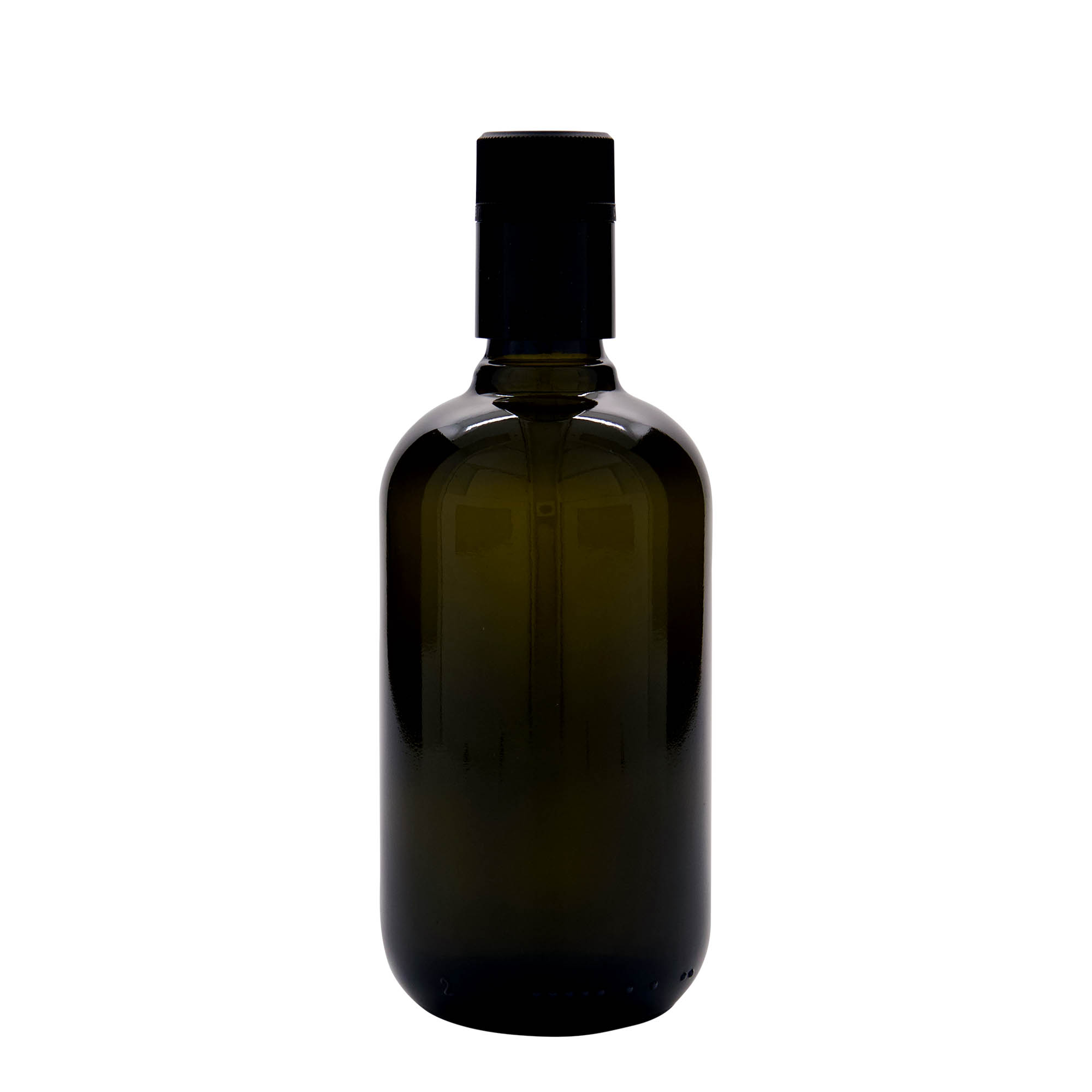 500 ml vinäger-/oljeflaska 'Biolio', glas antikgrönt, mynning: DOP 500 ml vinäger-/oljeflaska 'Biolio', glas antikgrönt, mynning: DOP