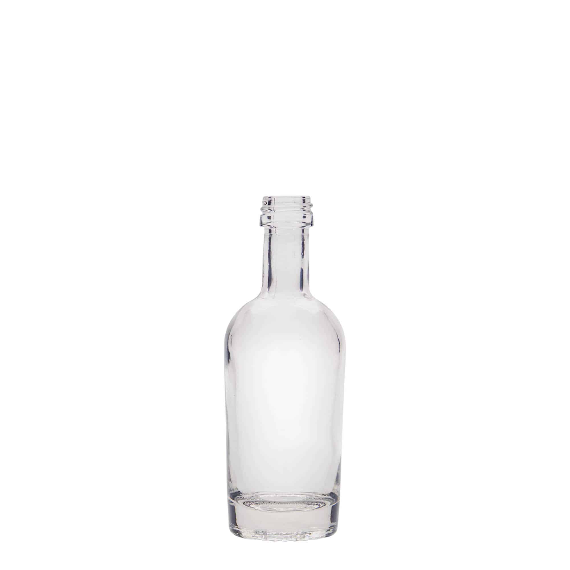50 ml glasflaska 'Pepe', mynning: PP 18 50 ml glasflaska 'Pepe', mynning: PP 18