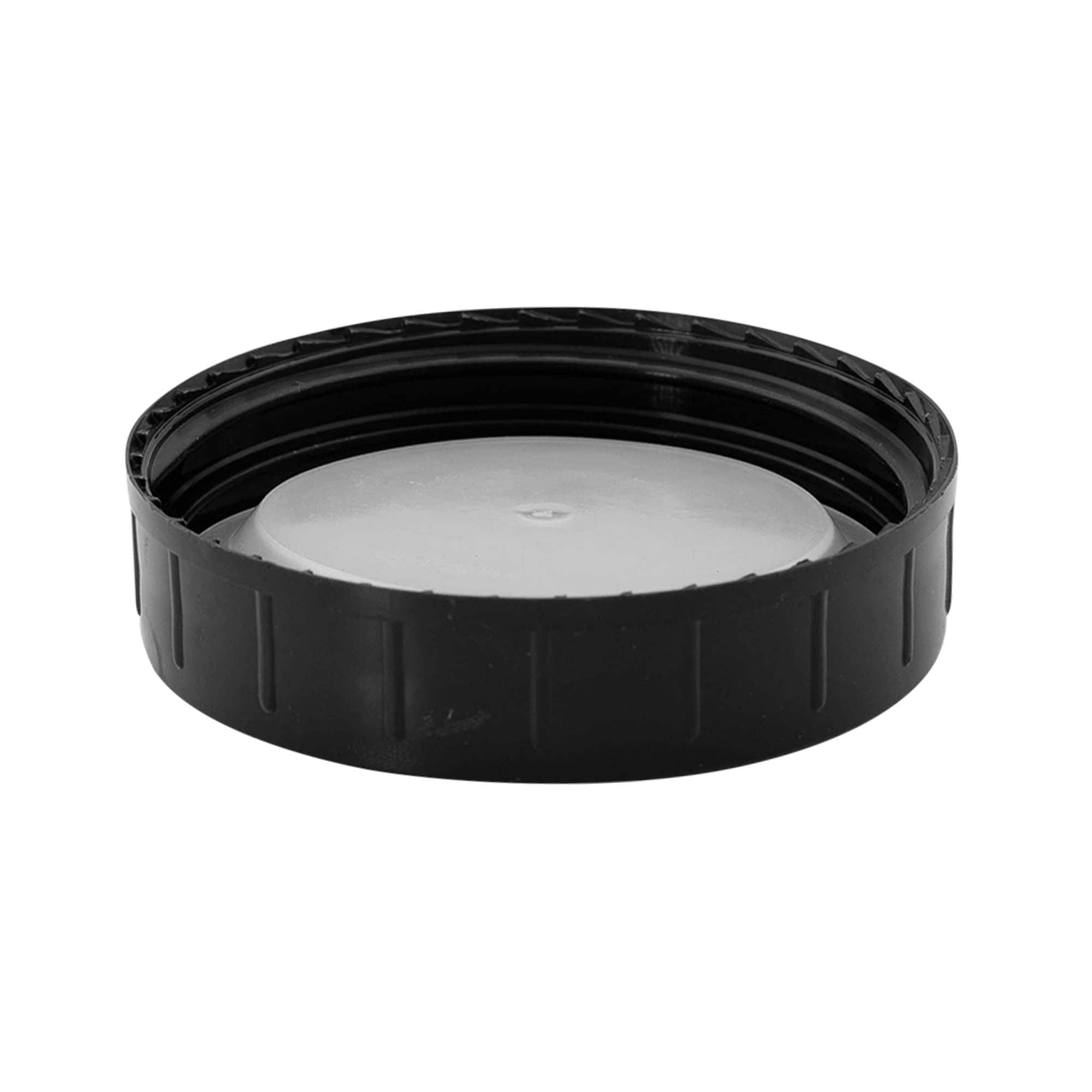 Skruvlock, PP-plast, svart, för öppning: DIN 68 Skruvlock, PP-plast, svart, för öppning: DIN 68