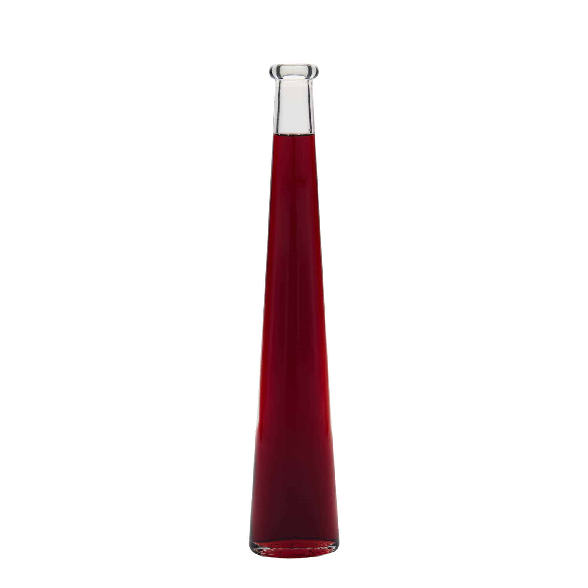 200 ml glasflaska 'Dama Ovale', oval, öppning: kork