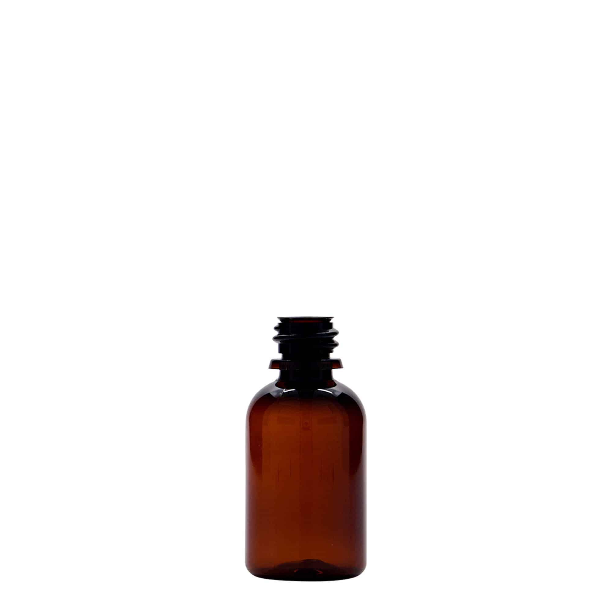 30 ml PET-medicinflaska 'Easy Living', brun, plast, mynning: DIN 18 30 ml PET-medicinflaska 'Easy Living', brun, plast, mynning: DIN 18