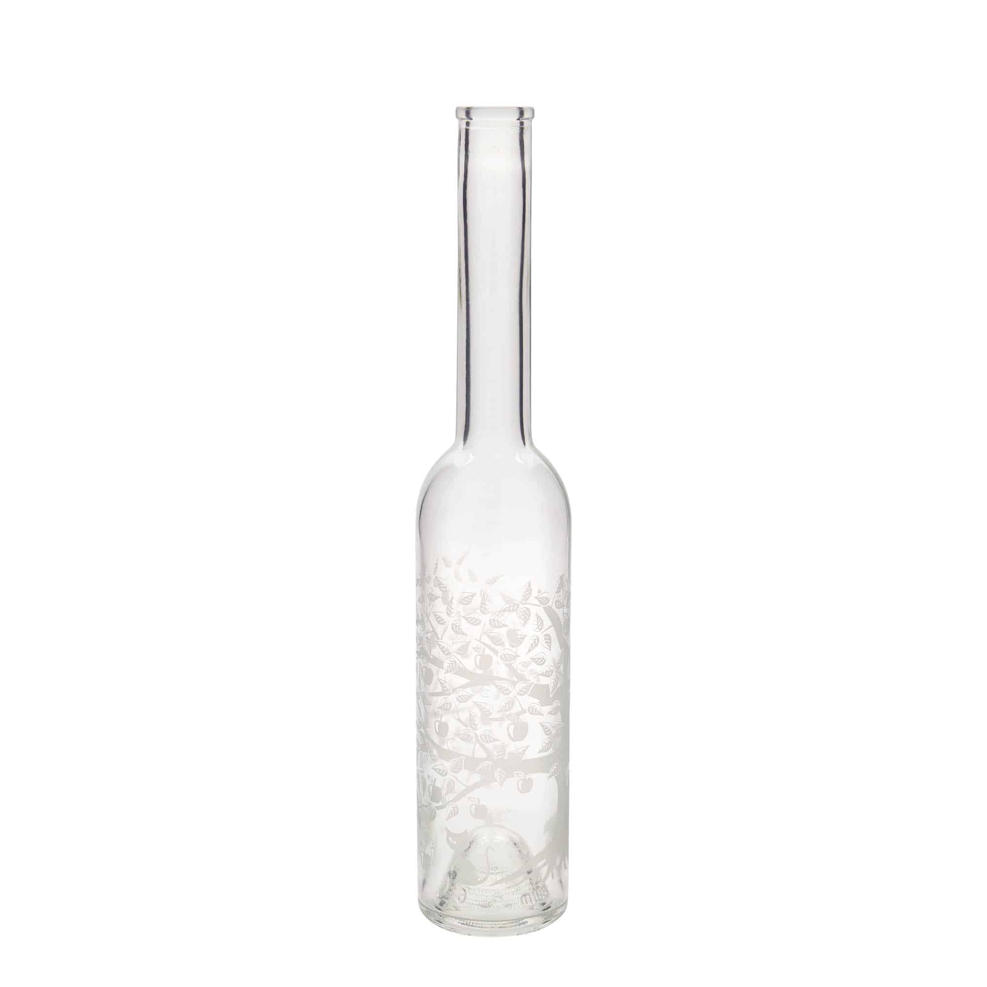350 ml glasflaska 'Opera', motiv: Äppelträd, mynning: kork