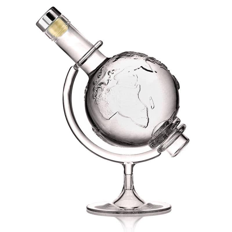 500 ml glasflaska 'Globus', mynning: kork
