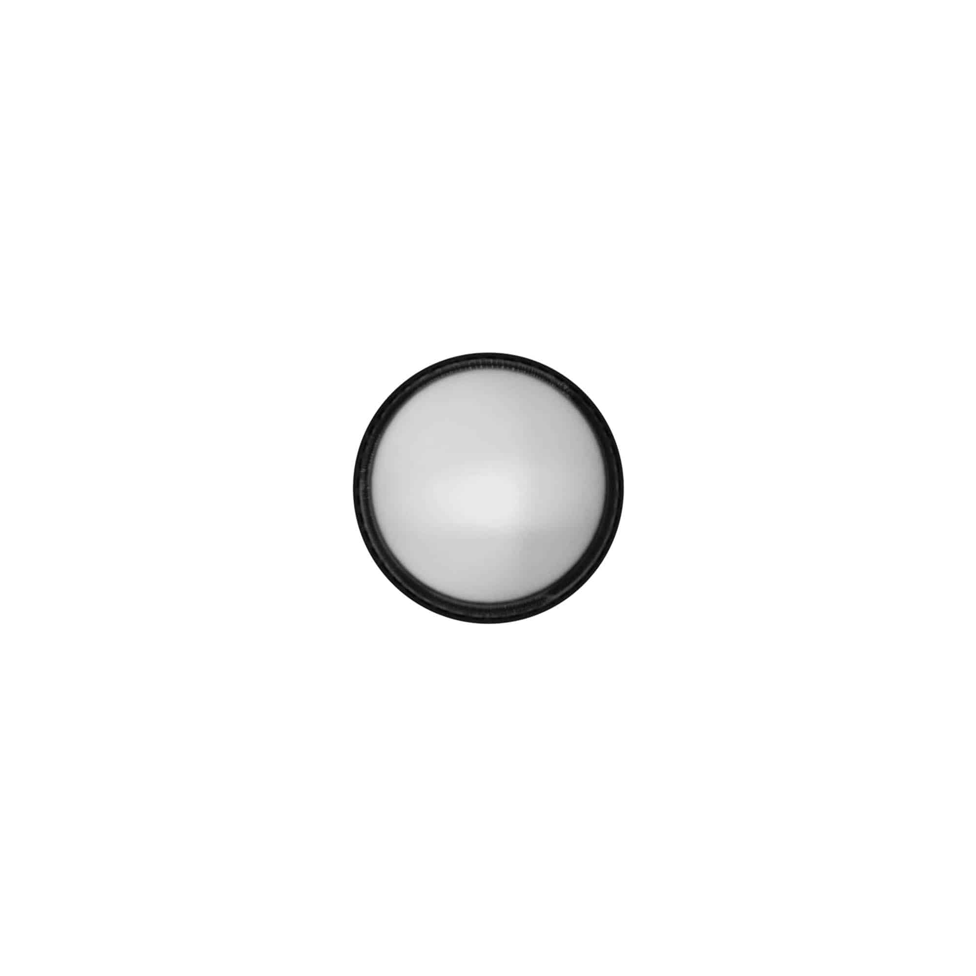 Skruvlock för 15 ml "Antonella", PP-plast, svart Skruvlock för 15 ml "Antonella", PP-plast, svart