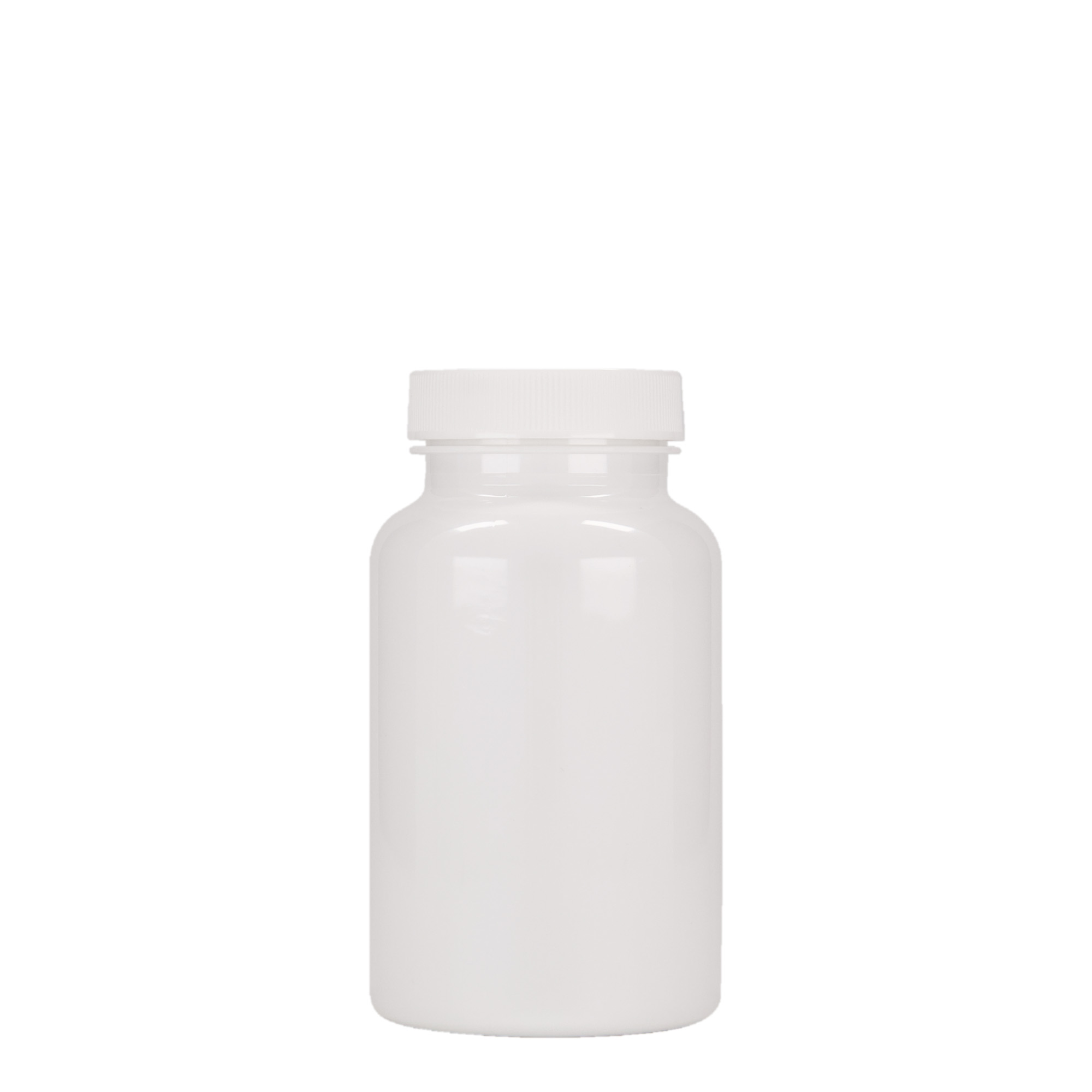 200 ml PET-packer, plast, vit mynning: GPI 45/400