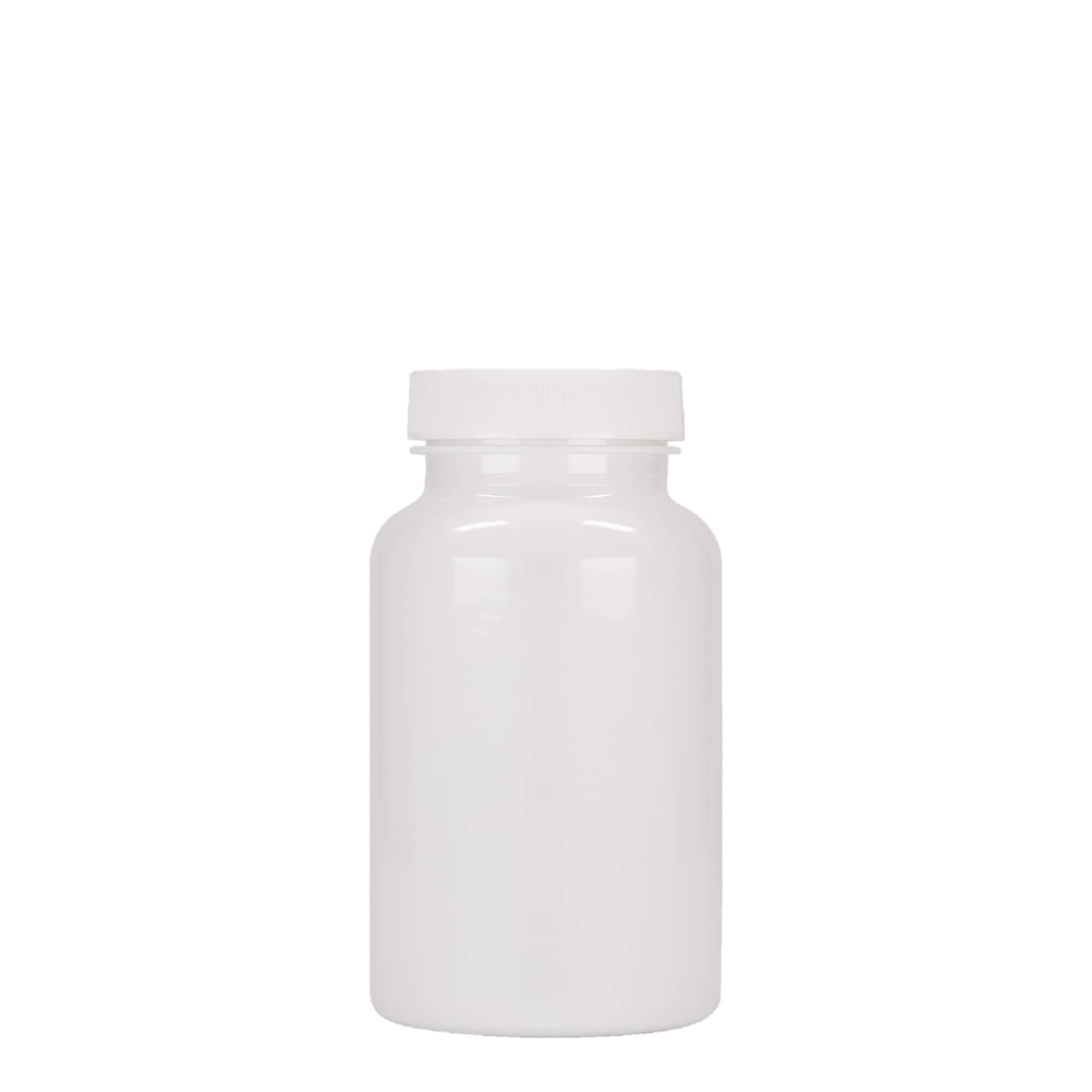 200 ml PET-flaska, plast, vit, öppning: 45/400