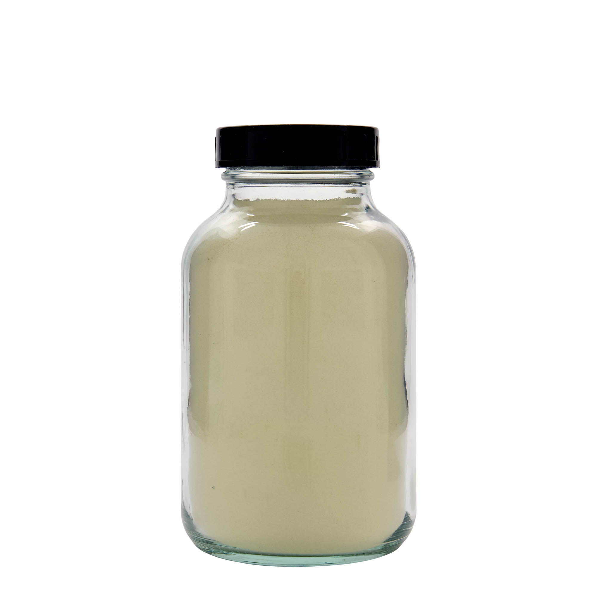 1 000 ml vid halsglas, mynning: DIN 68