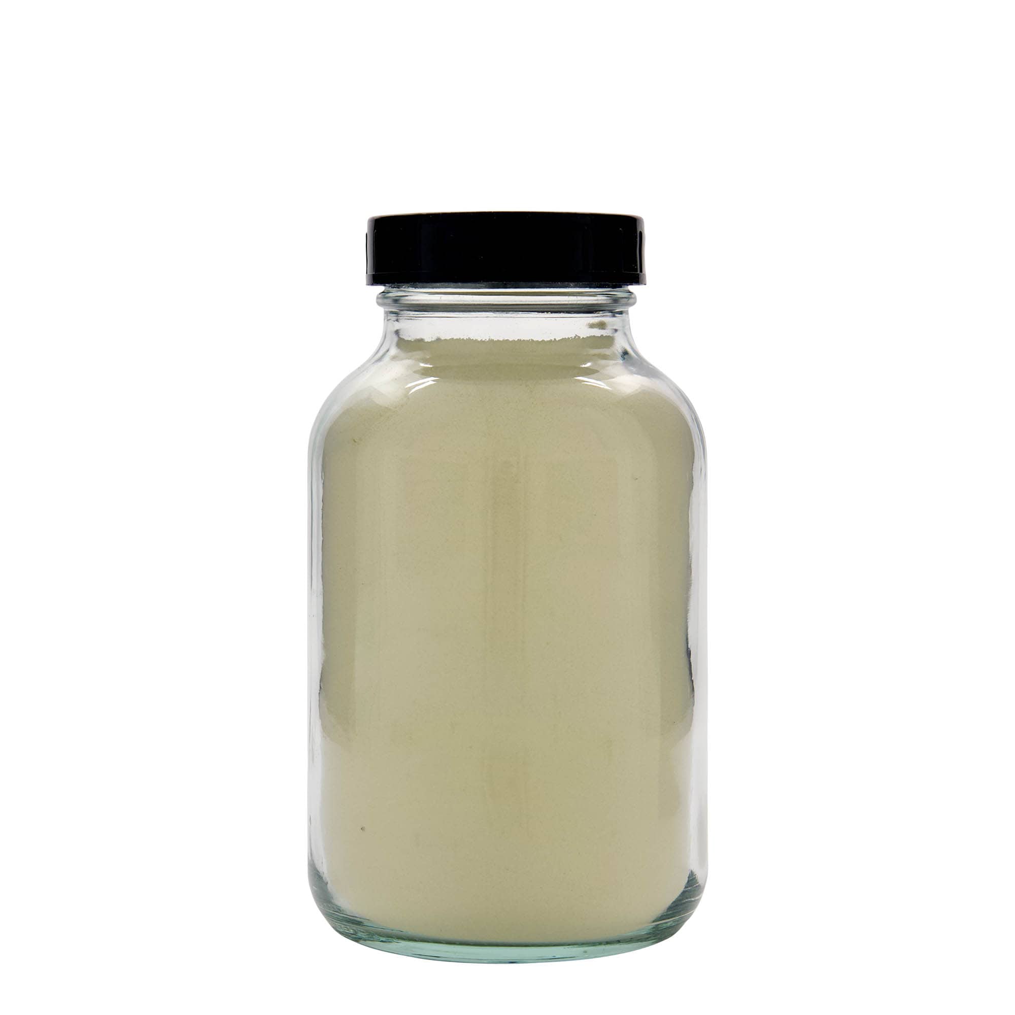 1 000 ml vid halsglas, mynning: DIN 68