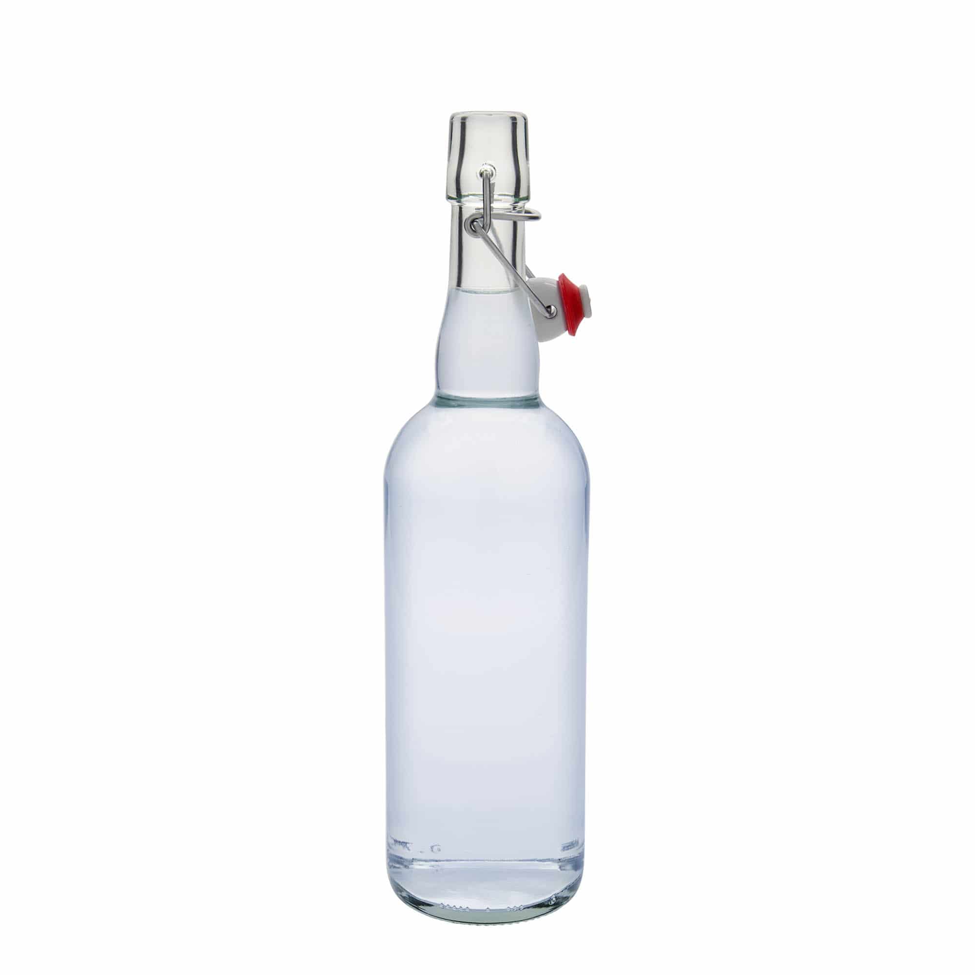 750 ml ölflaska Belgien, glas, öppning: patentkork