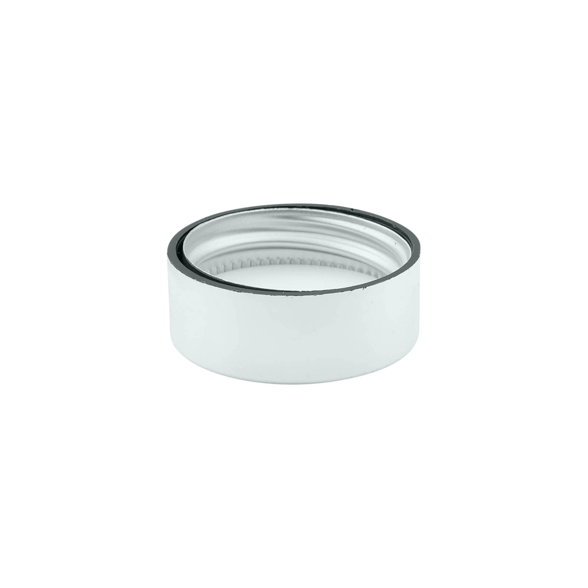 Skruvlock, ABS-plast, silver, för mynning: GPI 33/400