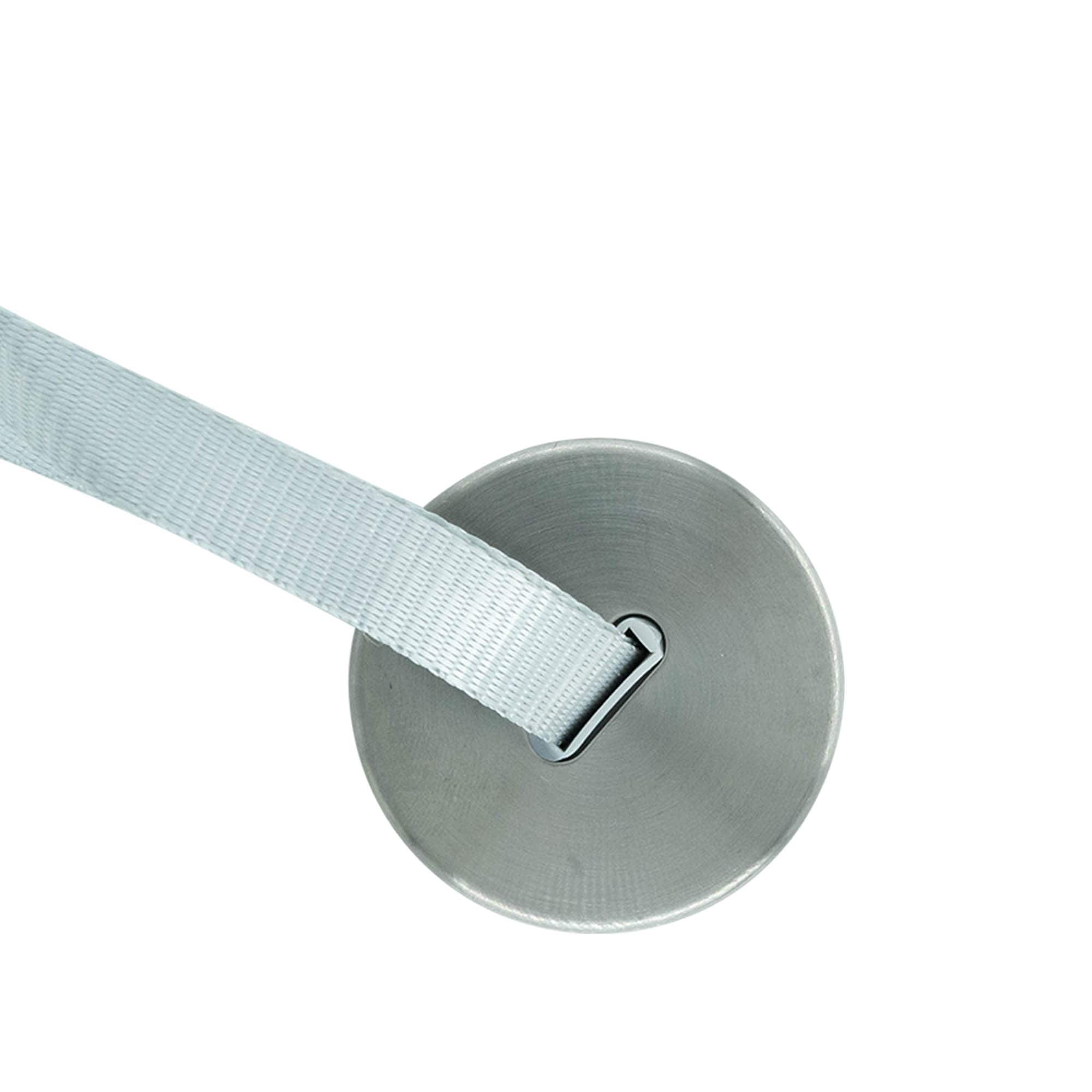 Skruvlock 'Perseus' med band, metall, silver Skruvlock 'Perseus' med band, metall, silver