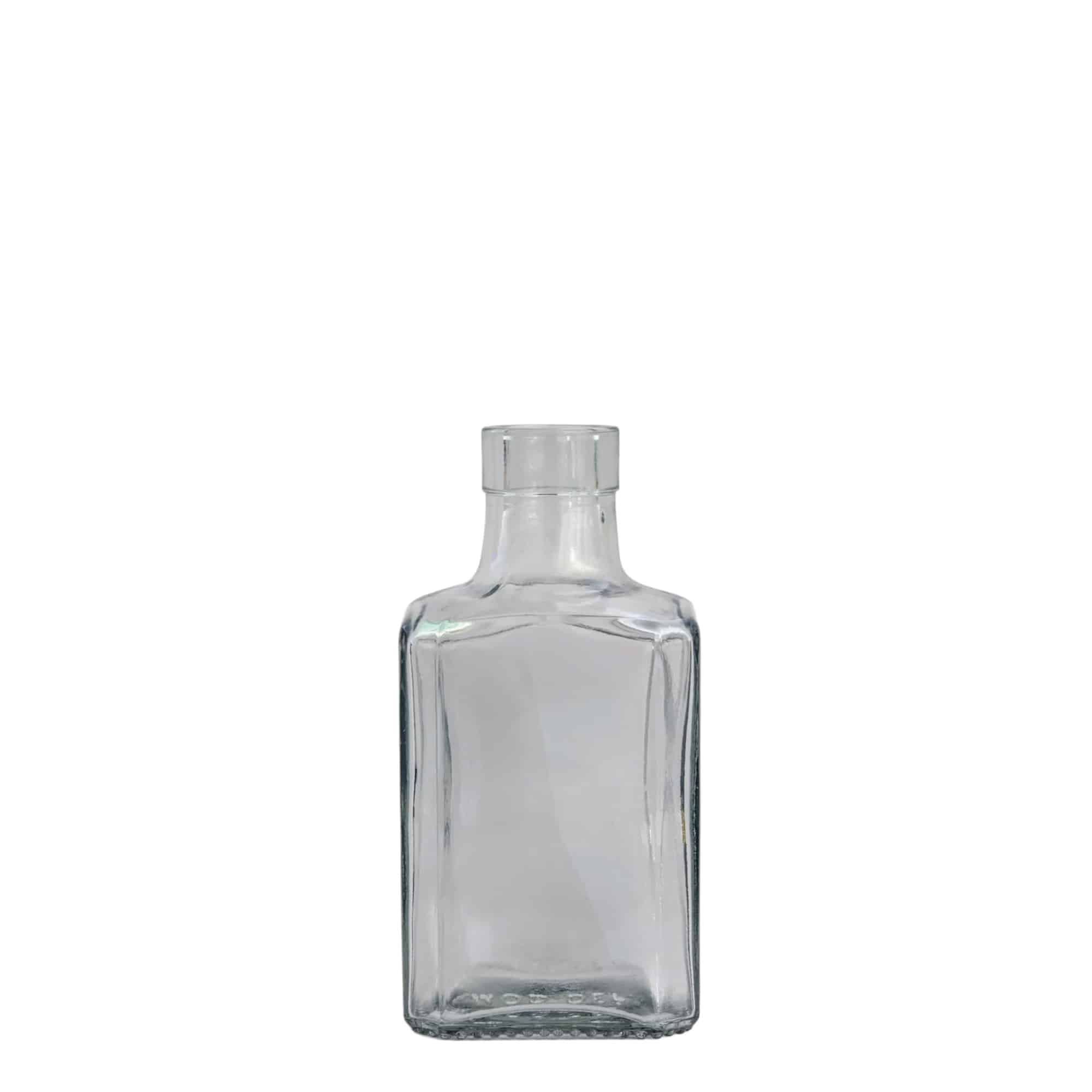 250 ml glasflaska 'Decanter Quadro Oberband', kvadratisk, öppning: kork 250 ml glasflaska 'Decanter Quadro Oberband', kvadratisk, öppning: kork