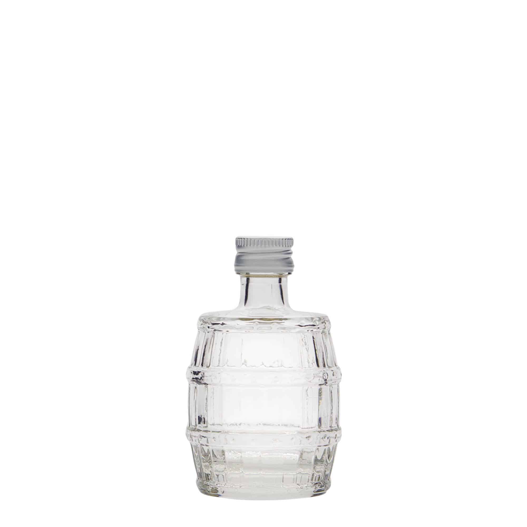 50 ml glasflaska 'Fat', mynning: PP 18