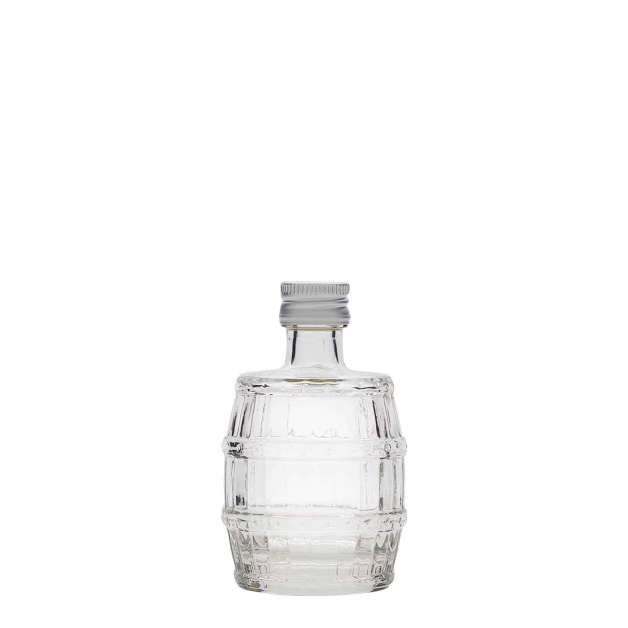 50 ml glasflaska 'Fats', mynning: PP 18