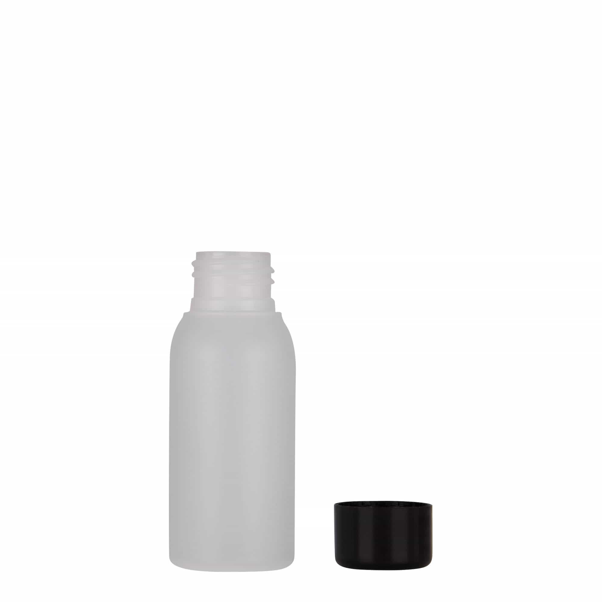 50 ml plastflaska 'Tuffy', HDPE, natur, öppning: 24/410 50 ml plastflaska 'Tuffy', HDPE, natur, öppning: 24/410
