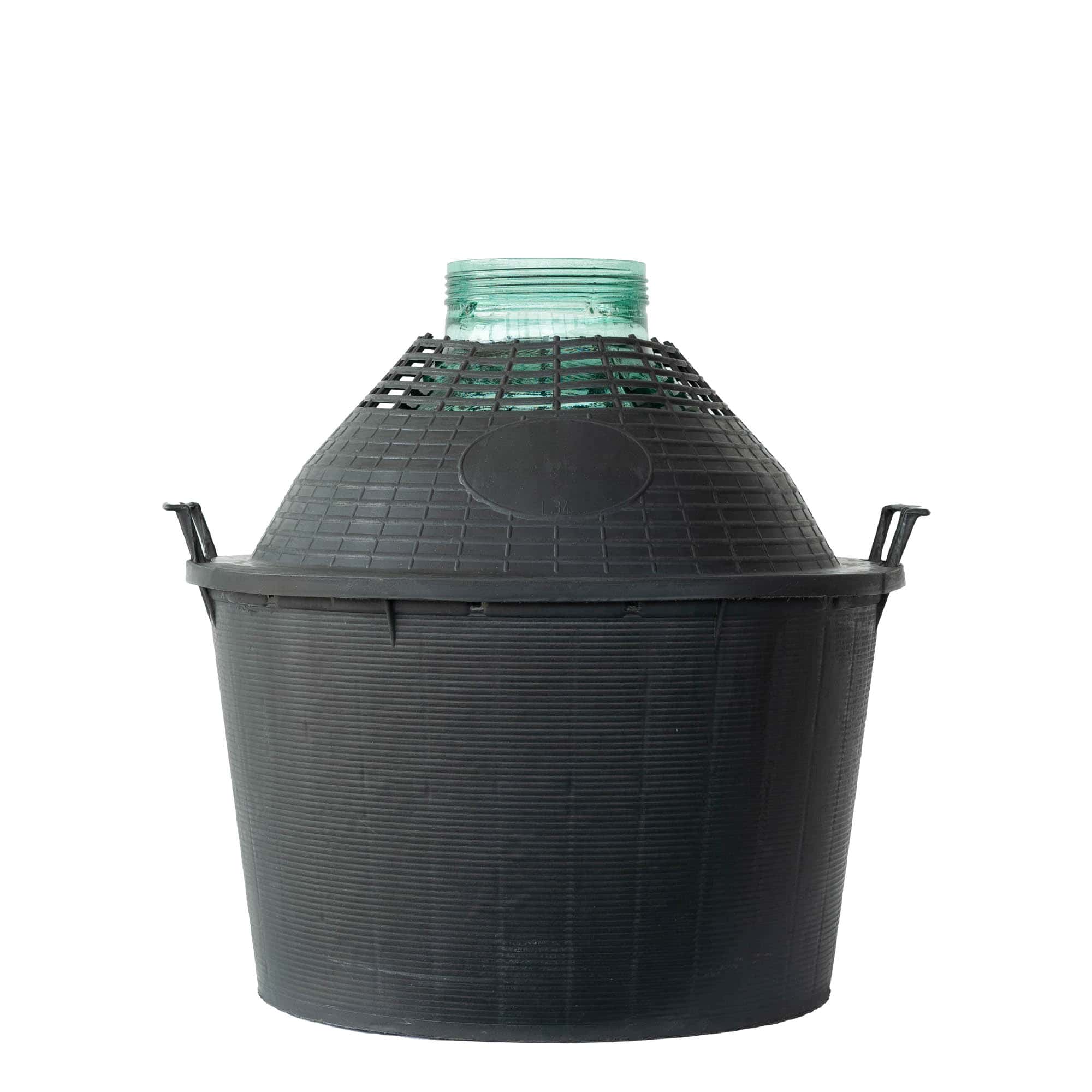 34 l ballongflaska bred hals, glas, mynning: skruvkapsel 34 l ballongflaska bred hals, glas, mynning: skruvkapsel