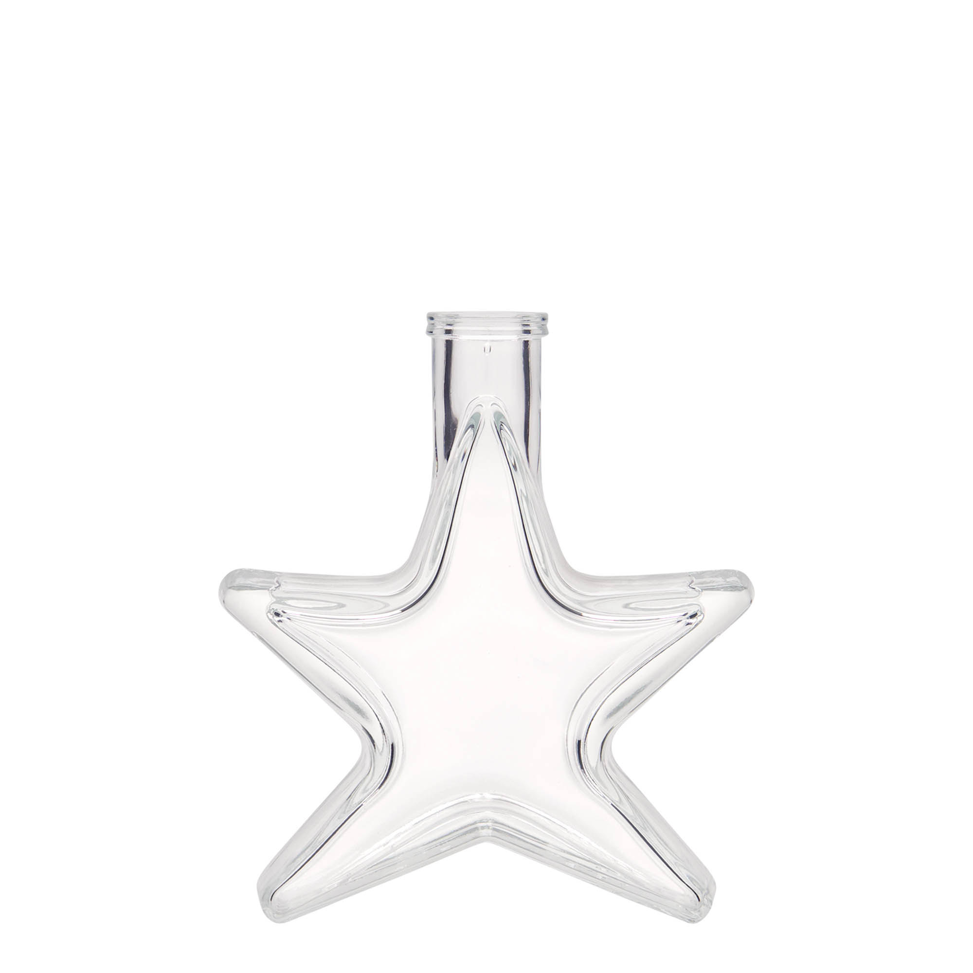 100 ml glasflaska 'Stjärna', mynning: kork