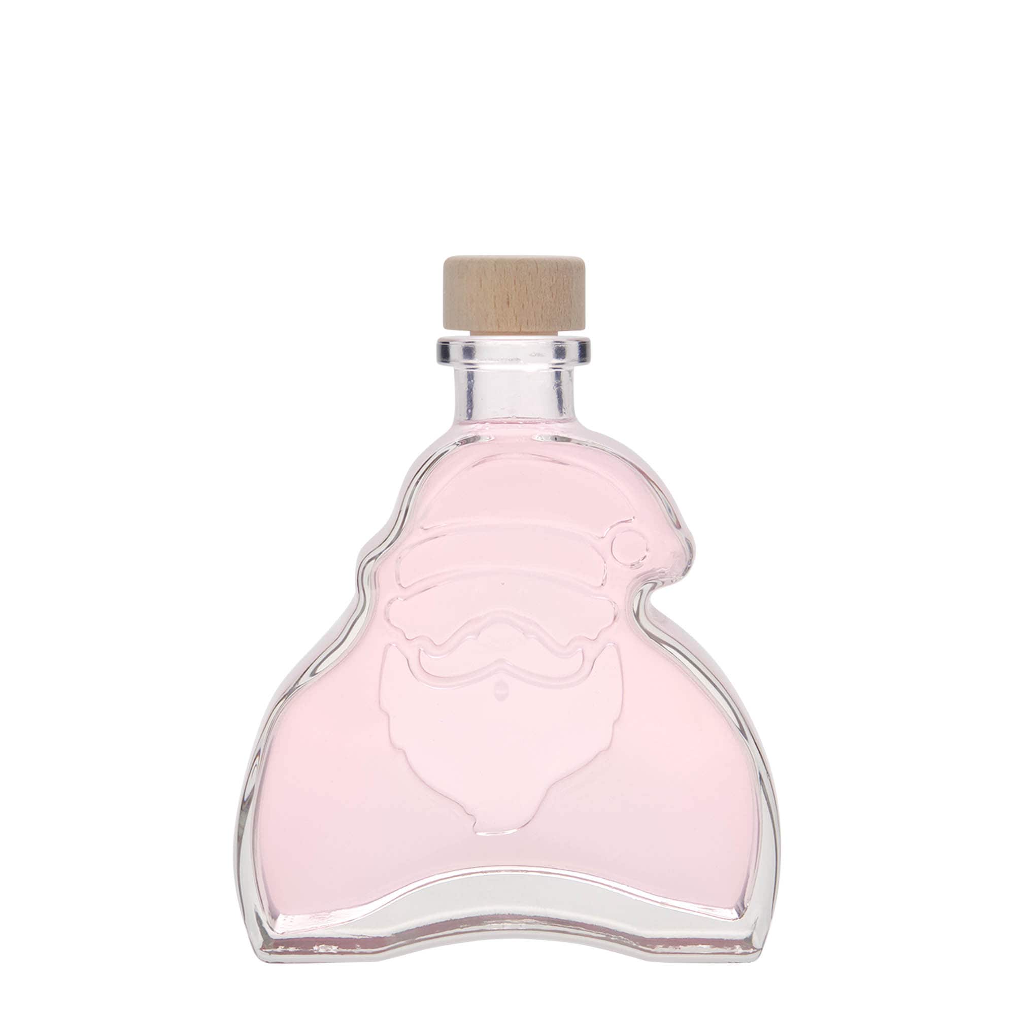 200 ml glasflaska 'Jultomten', öppning: kork