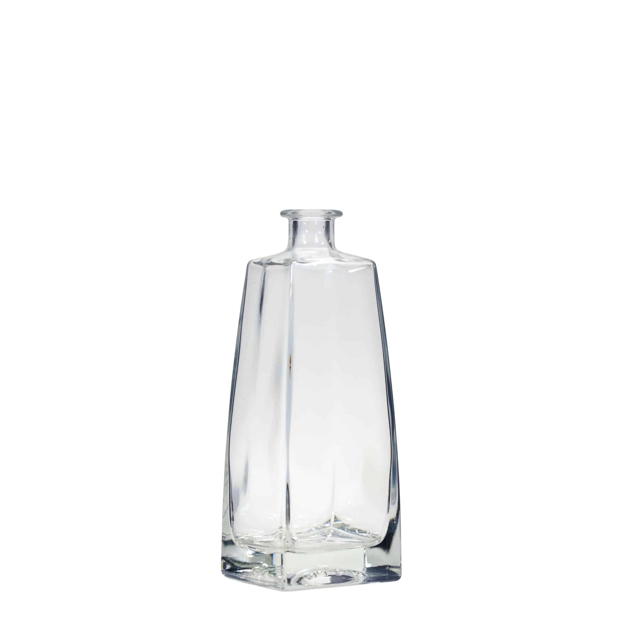 700 ml glasflaska 'Timmy', rektangulär, mynning: kork