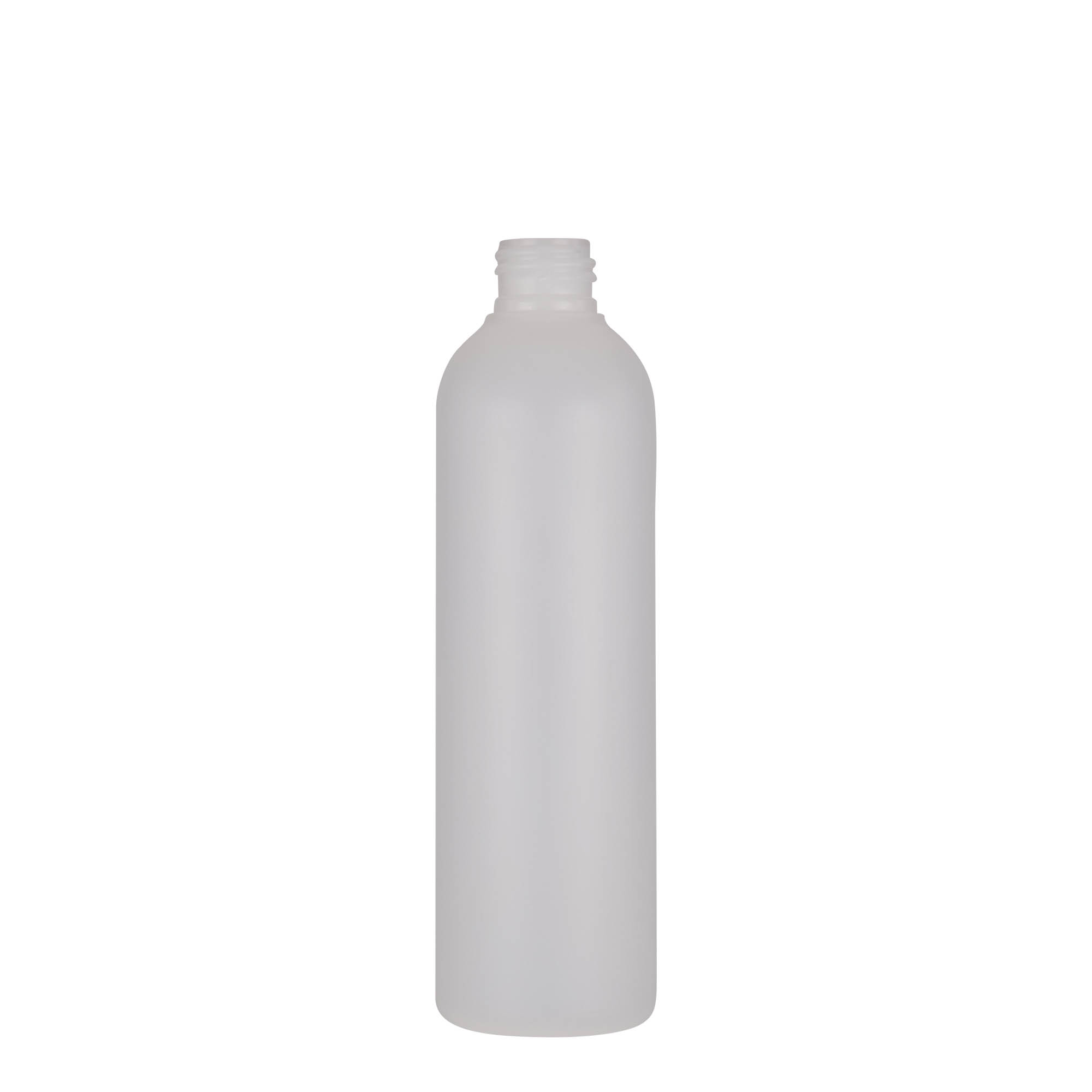 250 ml plastflaska 'Tuffy', HDPE, natur, öppning: 24/410