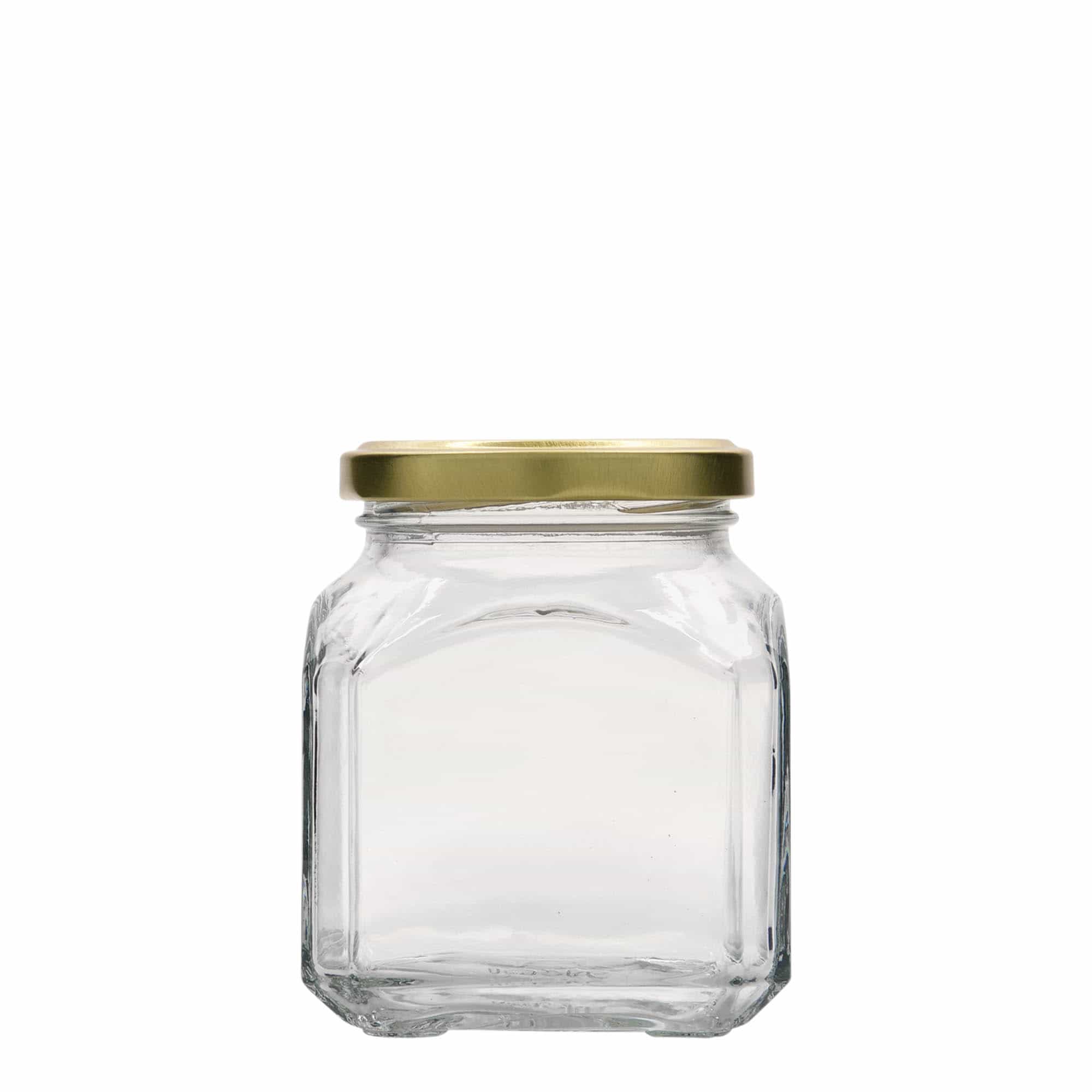 314 ml fyrkantigt glas 'Mailand', öppning: Twist-Off (TO 63)