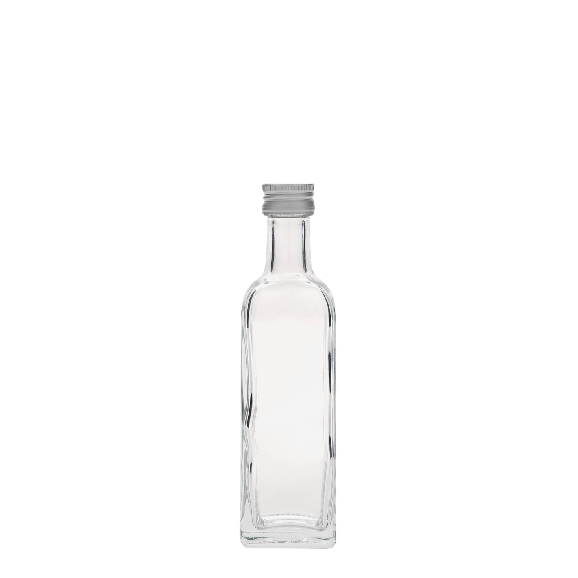 60 ml glasflaska 'Marasca', fyrkantig, öppning: PP 18 60 ml glasflaska 'Marasca', fyrkantig, öppning: PP 18
