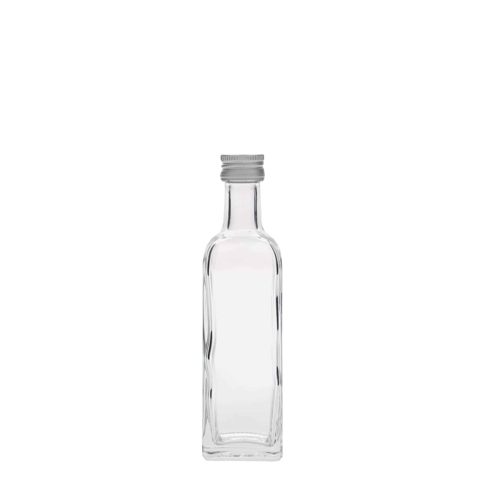 60 ml glasflaska 'Marasca', fyrkantig, öppning: PP 18